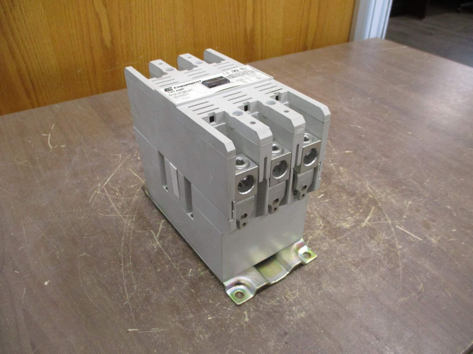 Copeland Contactor 012-3120-01 Ser. A1 120V Coil 600V 120A w/ Aux Contact Used