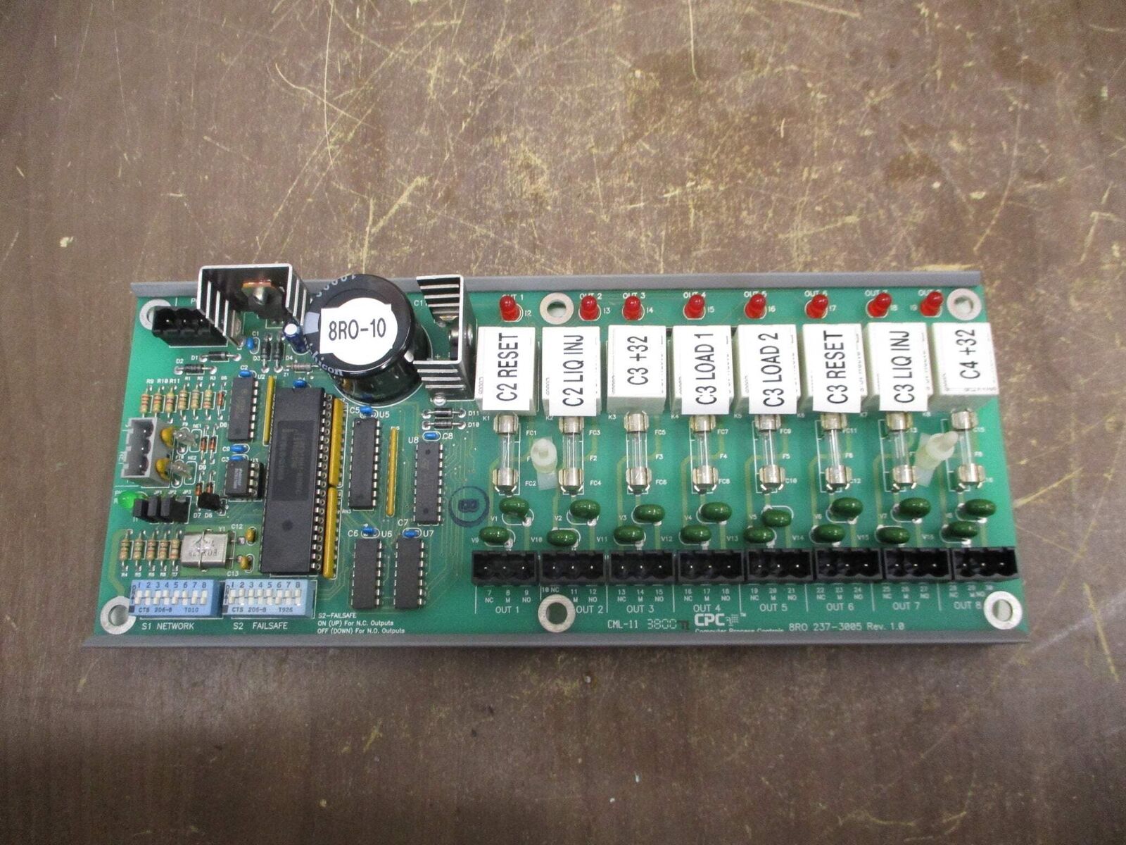 CPC 8RO Board 237-3005 Rev. 1.0 Used