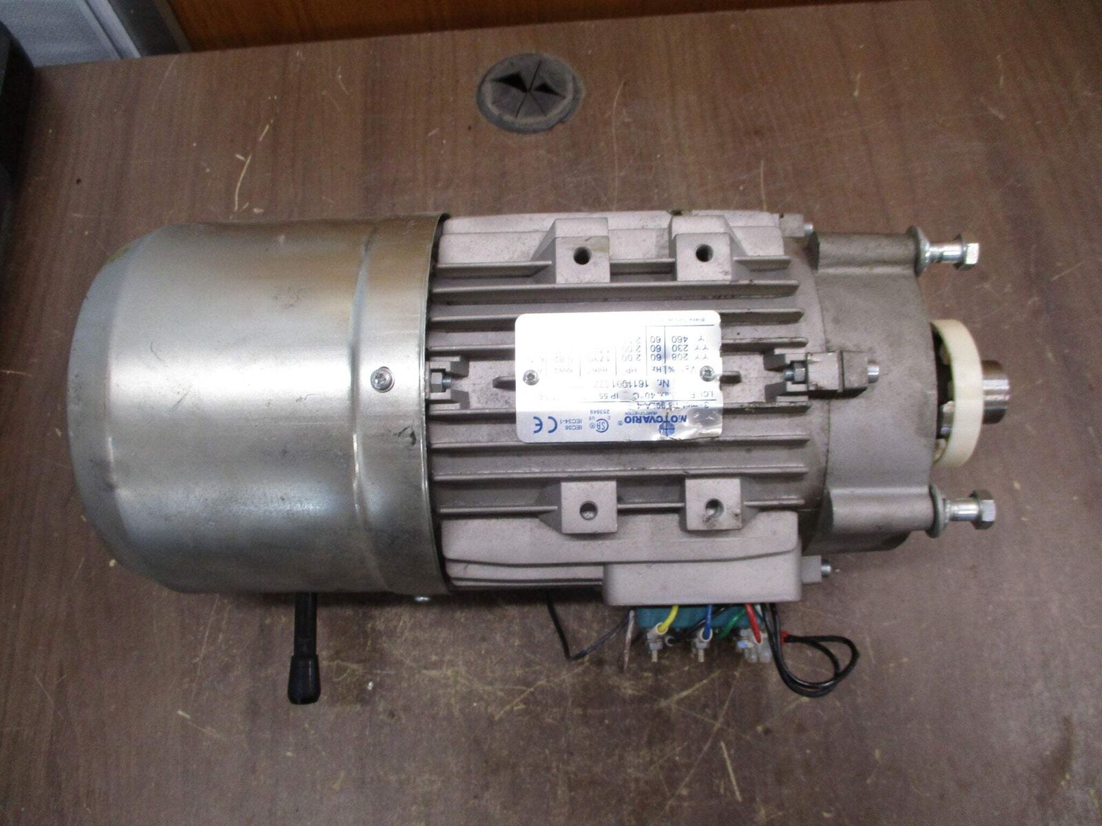 Motovario Motor 1611091077 2HP 230/460V 1800RPM 2.98/5.96A 60Hz *No Wire Box*