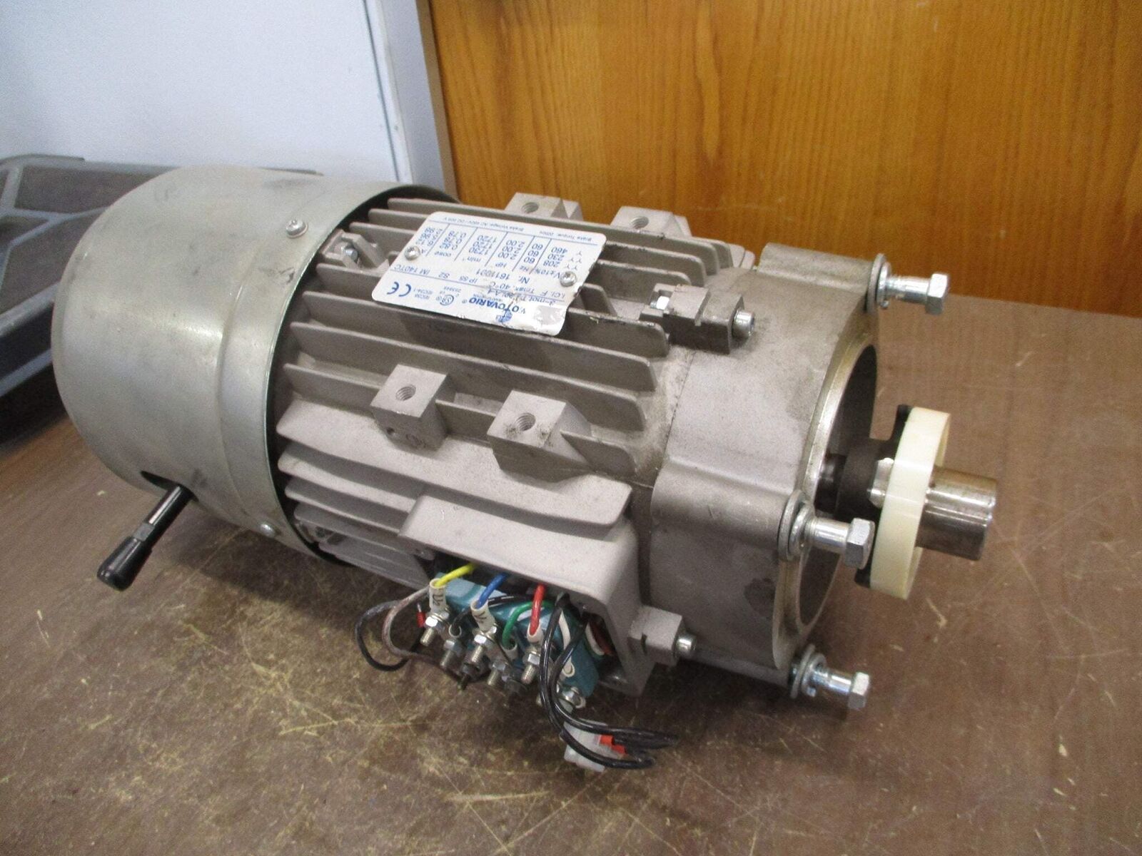 Motovario Motor 1611091077 2HP 230/460V 1800RPM 2.98/5.96A 60Hz *No Wire Box*