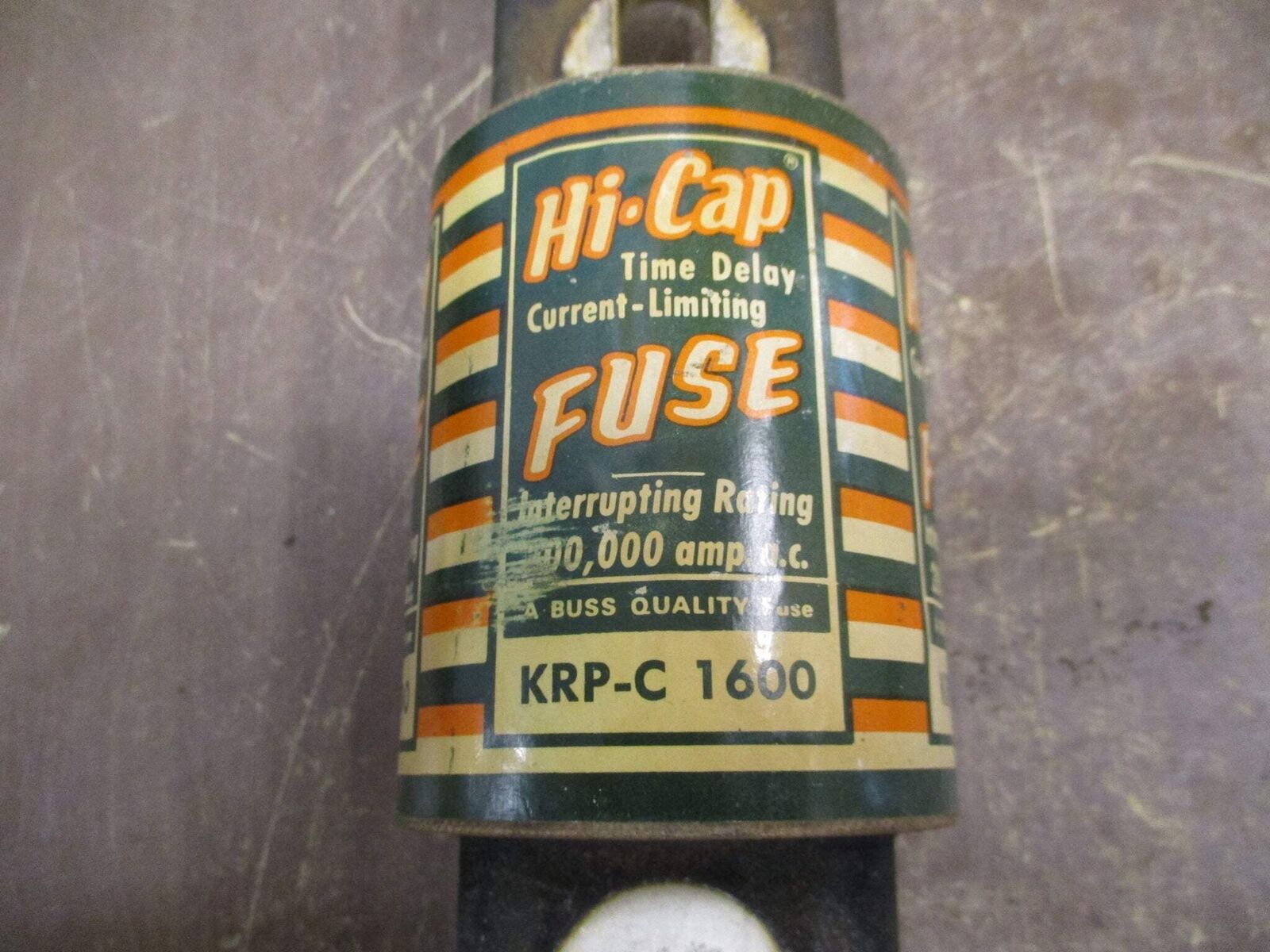 Buss Hi-Cap Fuse KRP-C 1600 600V 1600A Used