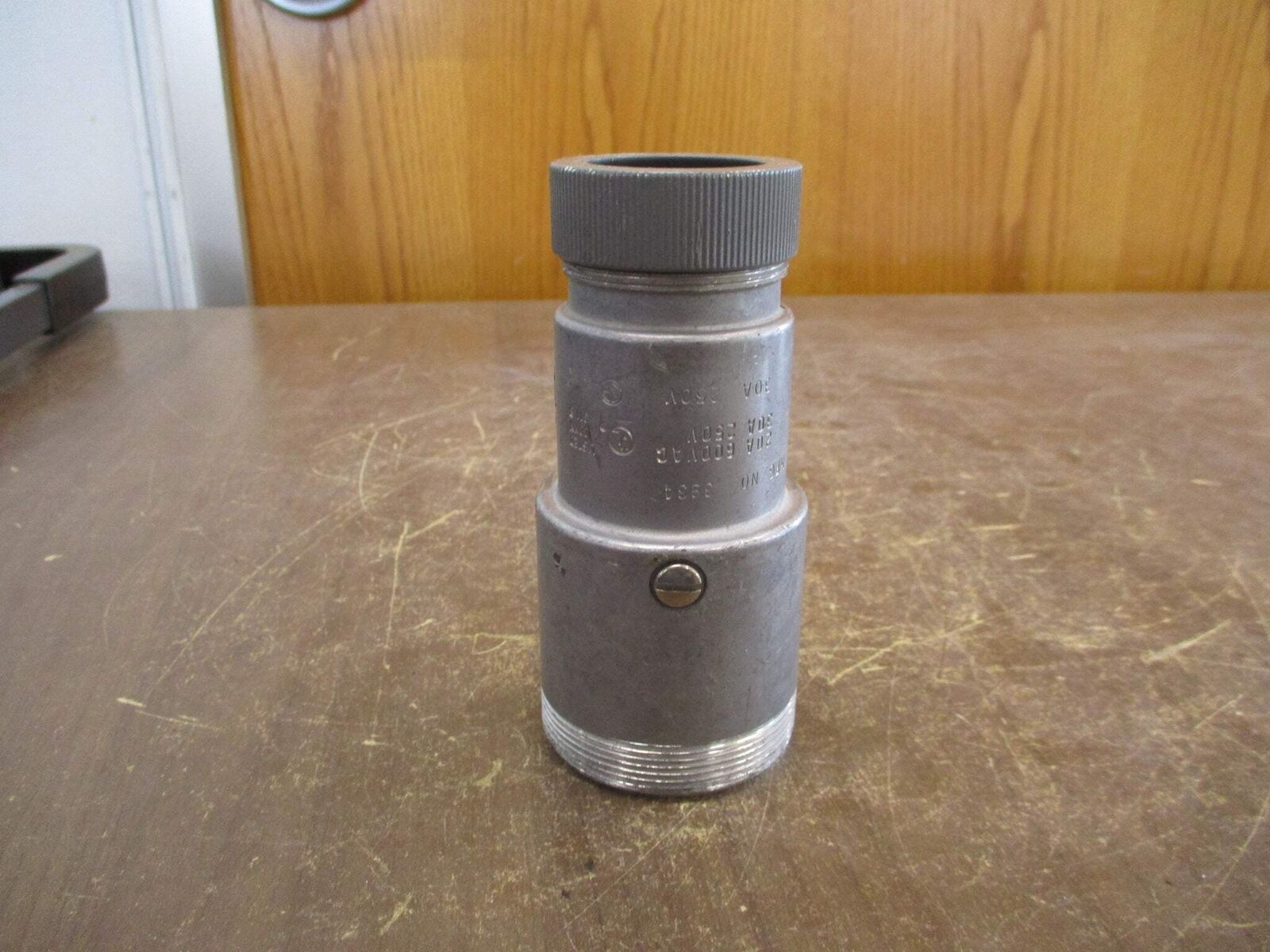 RussellStoll Connector w/ Wire End 3934 20A-600V 30A-250V 3P 4W Used