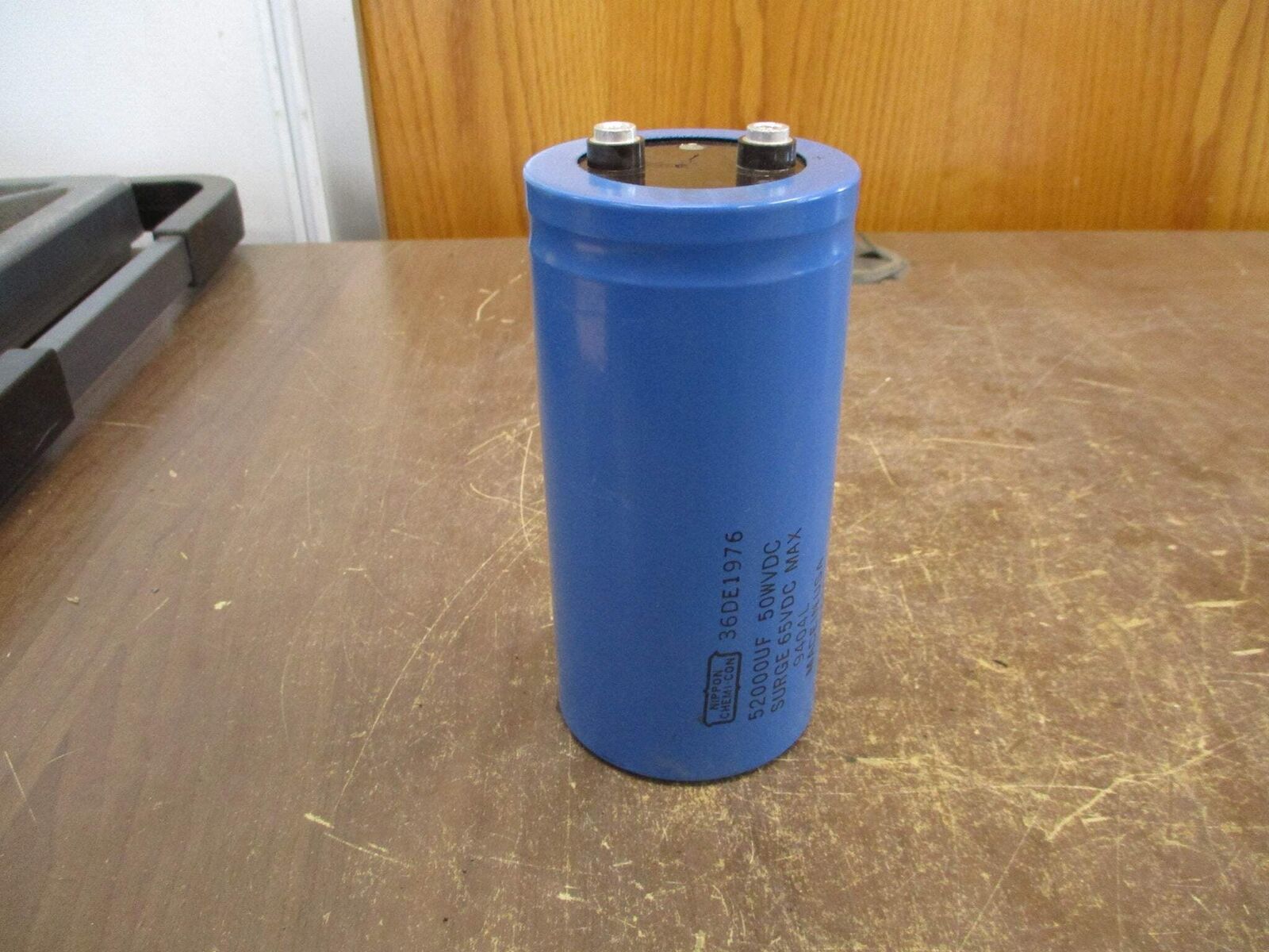 Nippon Chemi-Con Capacitor 36DE1976 52000uF 50VDC Used