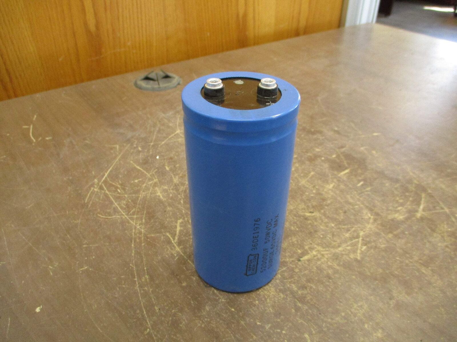 Nippon Chemi-Con Capacitor 36DE1976 52000uF 50VDC Used