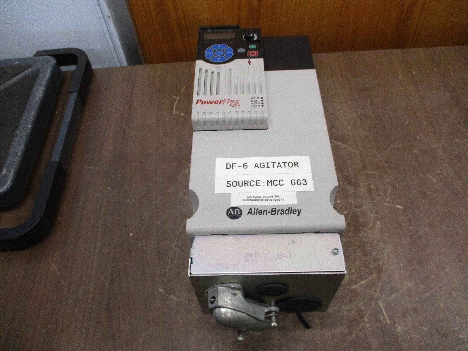 Allen-Bradley PowerFlex 525 AC Drive 25B-D024N104 15HP 3Ph Used