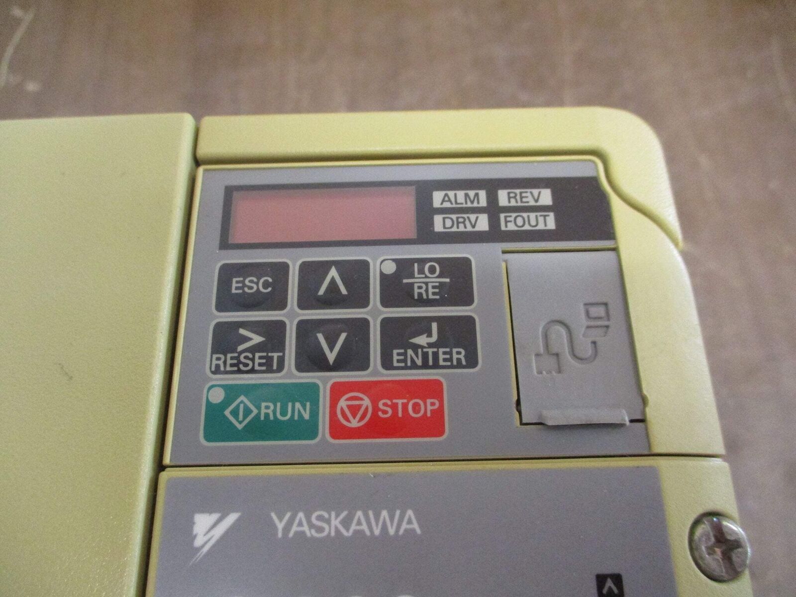 Yaskawa V1000 AC Drive CIMR-VU4A0018FAA 10HP 3Ph Used