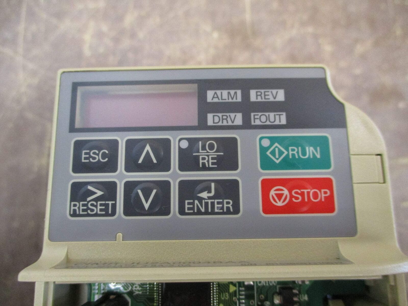 Yaskawa J1000 AC Drive CIMR-JU2A0004BAA 0.75HP 3Ph *No Cover* Used