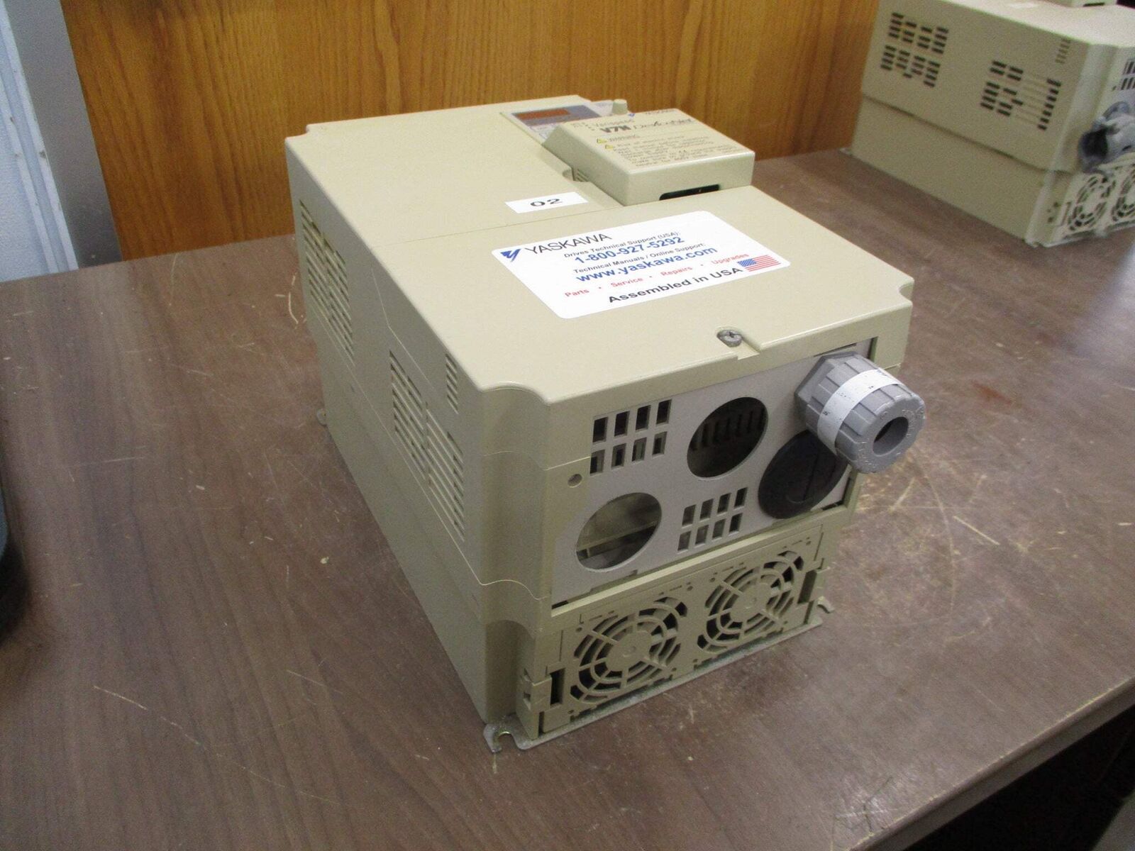 Yaskawa Varispeed V7N AC Drive CIMR-V7NU45P5 10HP 3Ph w/ Keypad Used