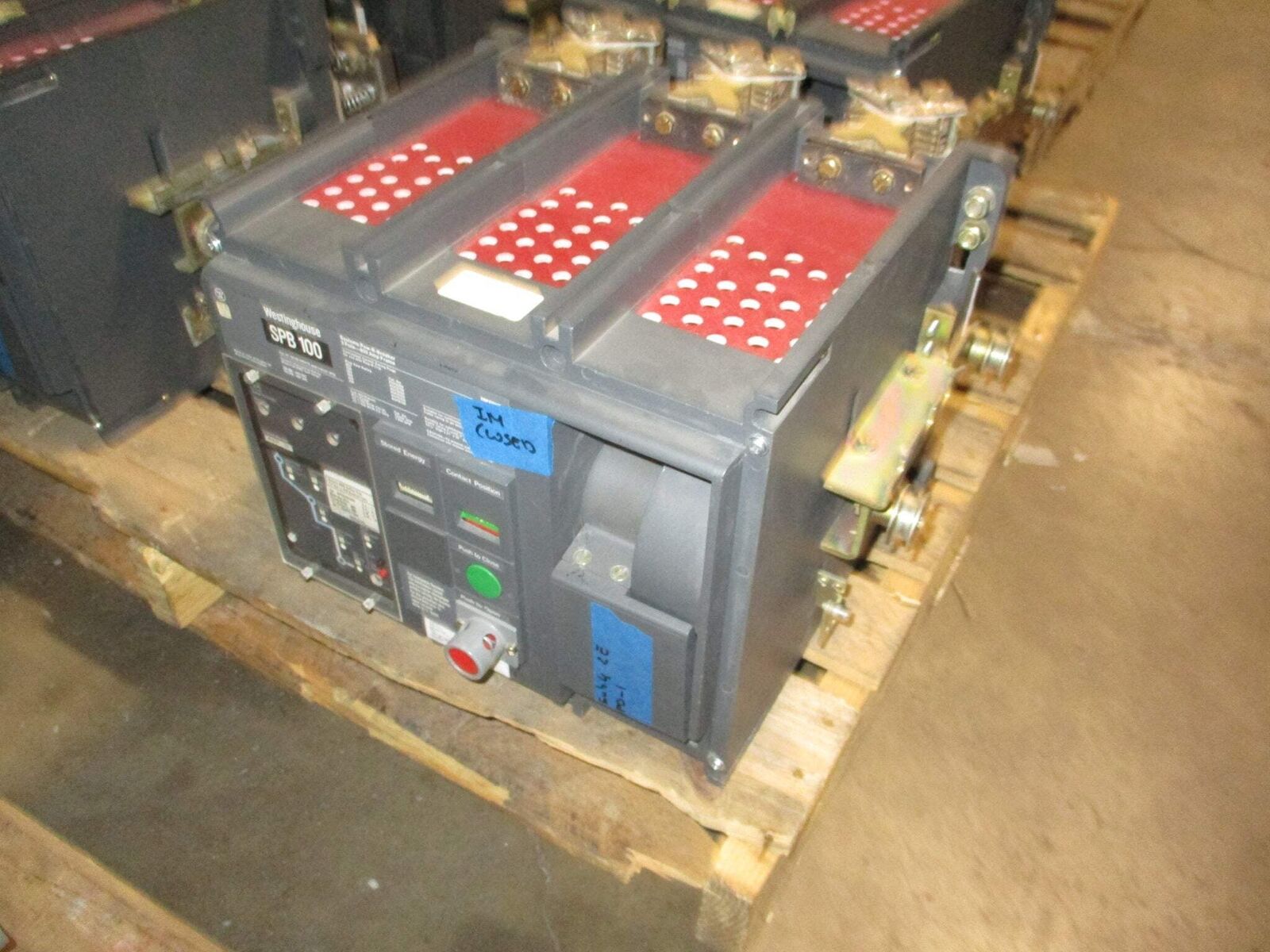 Westinghouse Circuit Breaker SPB 100 800A Frame 600A Plug 50/60Hz 3P Used