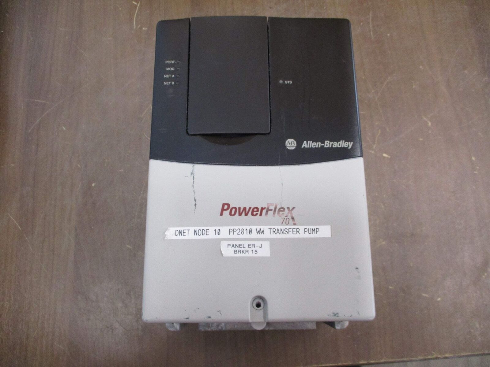 Allen-Bradley PowerFlex 70 AC Drive 20AD011A0AYNANNN 7.5HP 3Ph *No Keypad* Used