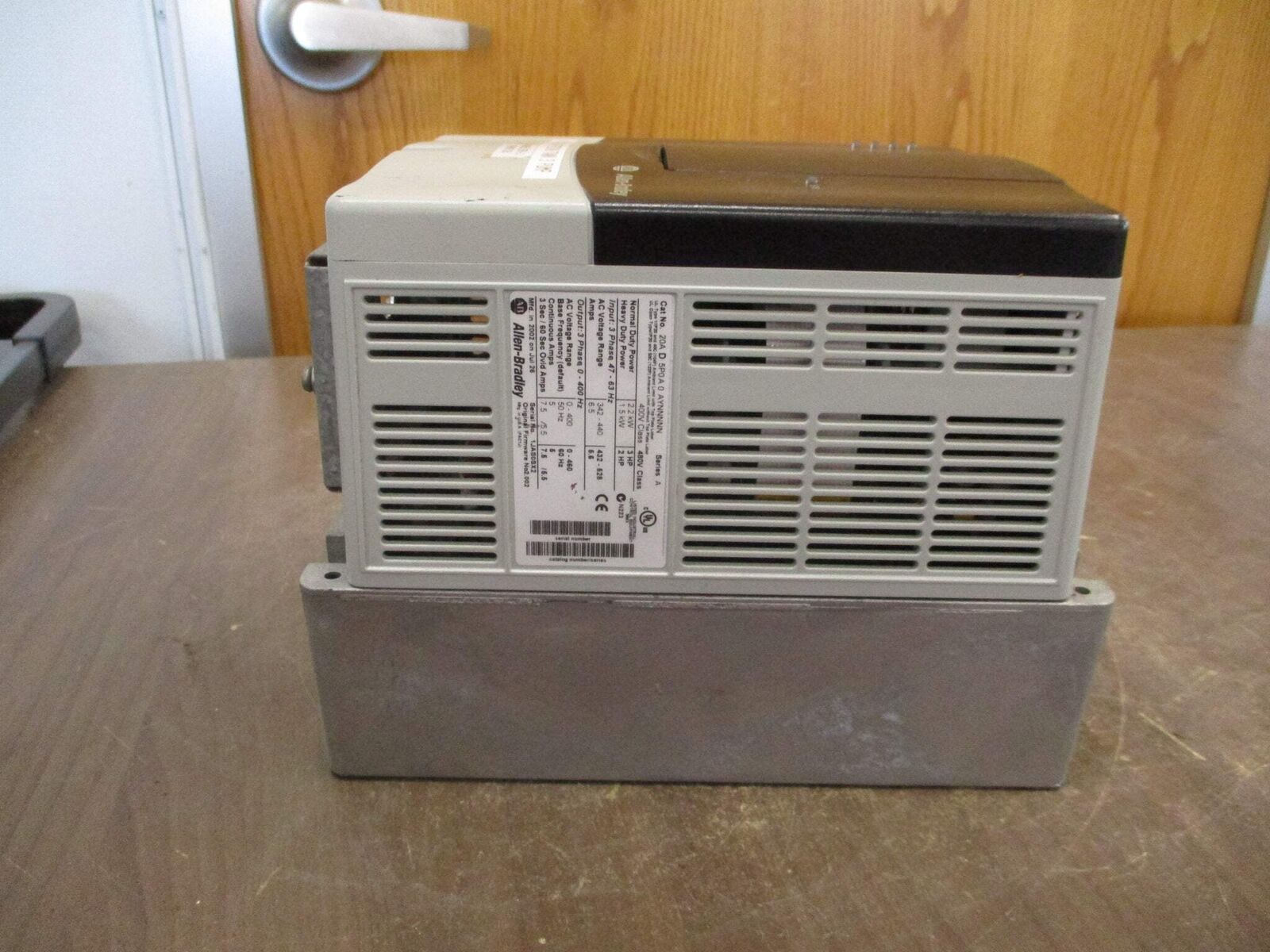 Allen-Bradley PowerFlex 70 AC Drive 20AD5P0A0AYNNNNN 3HP 3Ph *No Keypad* Used