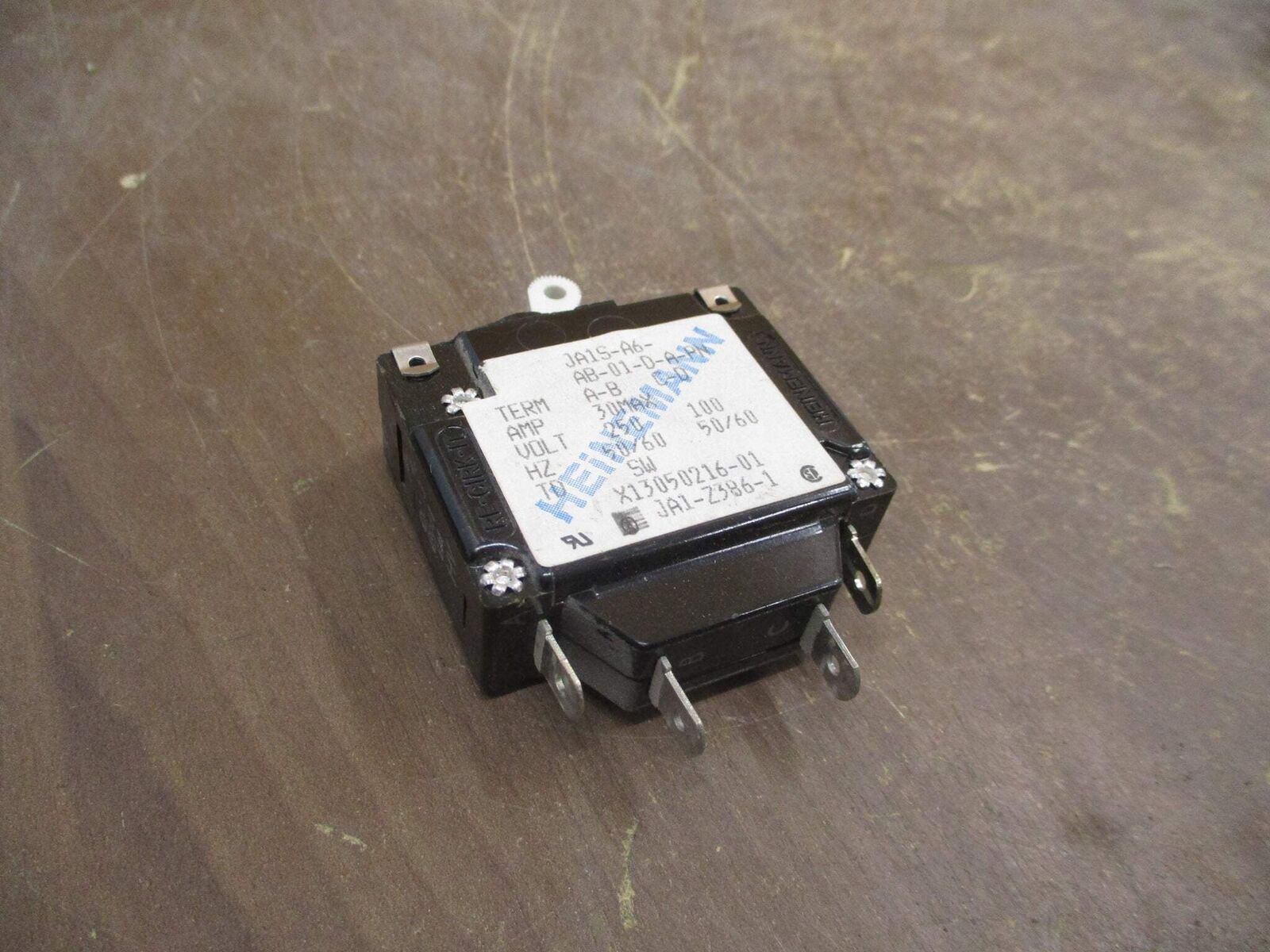 Heinemann Circuit Breaker JA1S-A6-AB-01-D-A-PN 30A 250V 50/60Hz Used