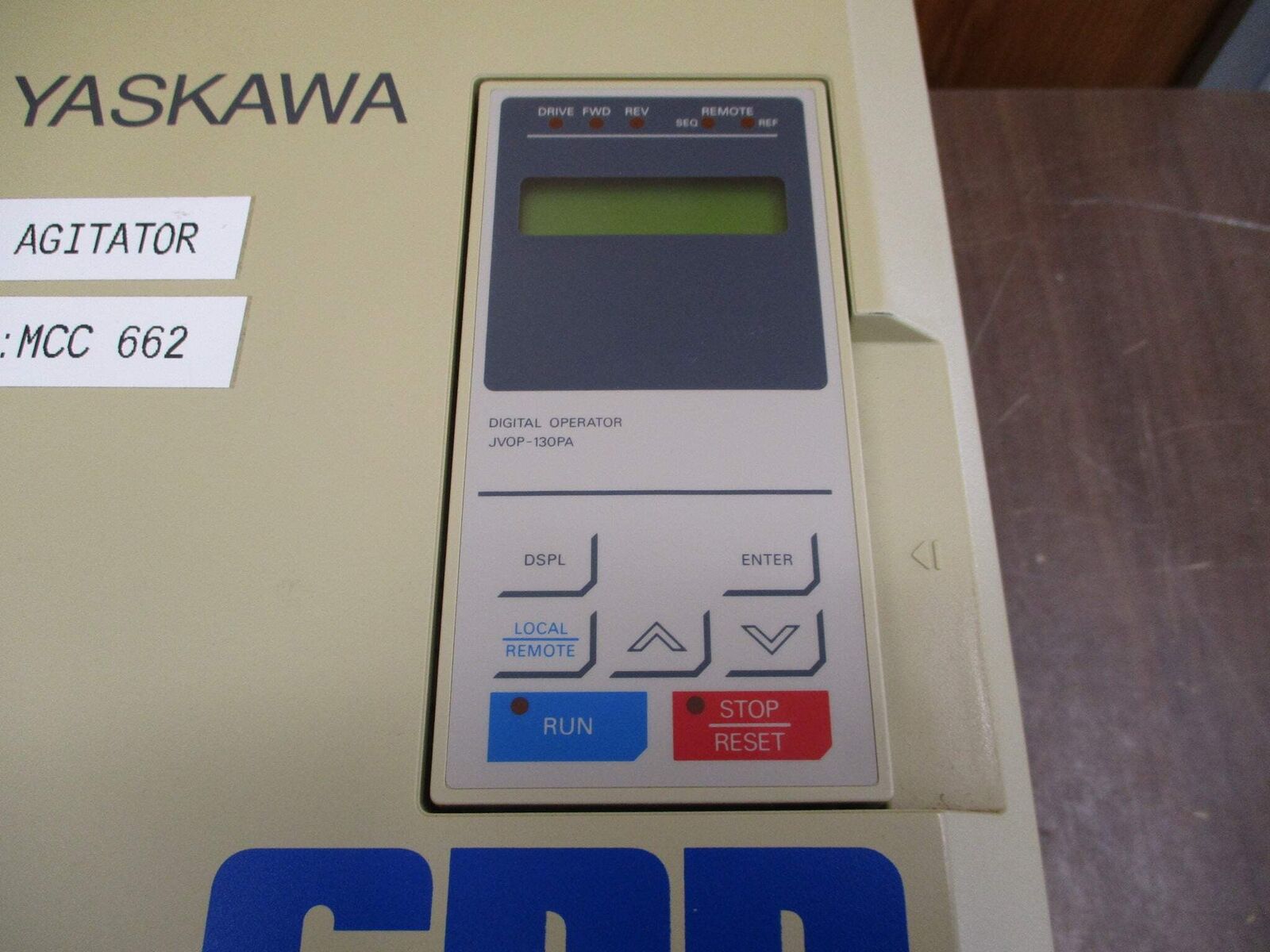 Yaskawa GPD 506/P5 AC Drive CIMR-P5M4011 20HP 3Ph w/ Keypad Used