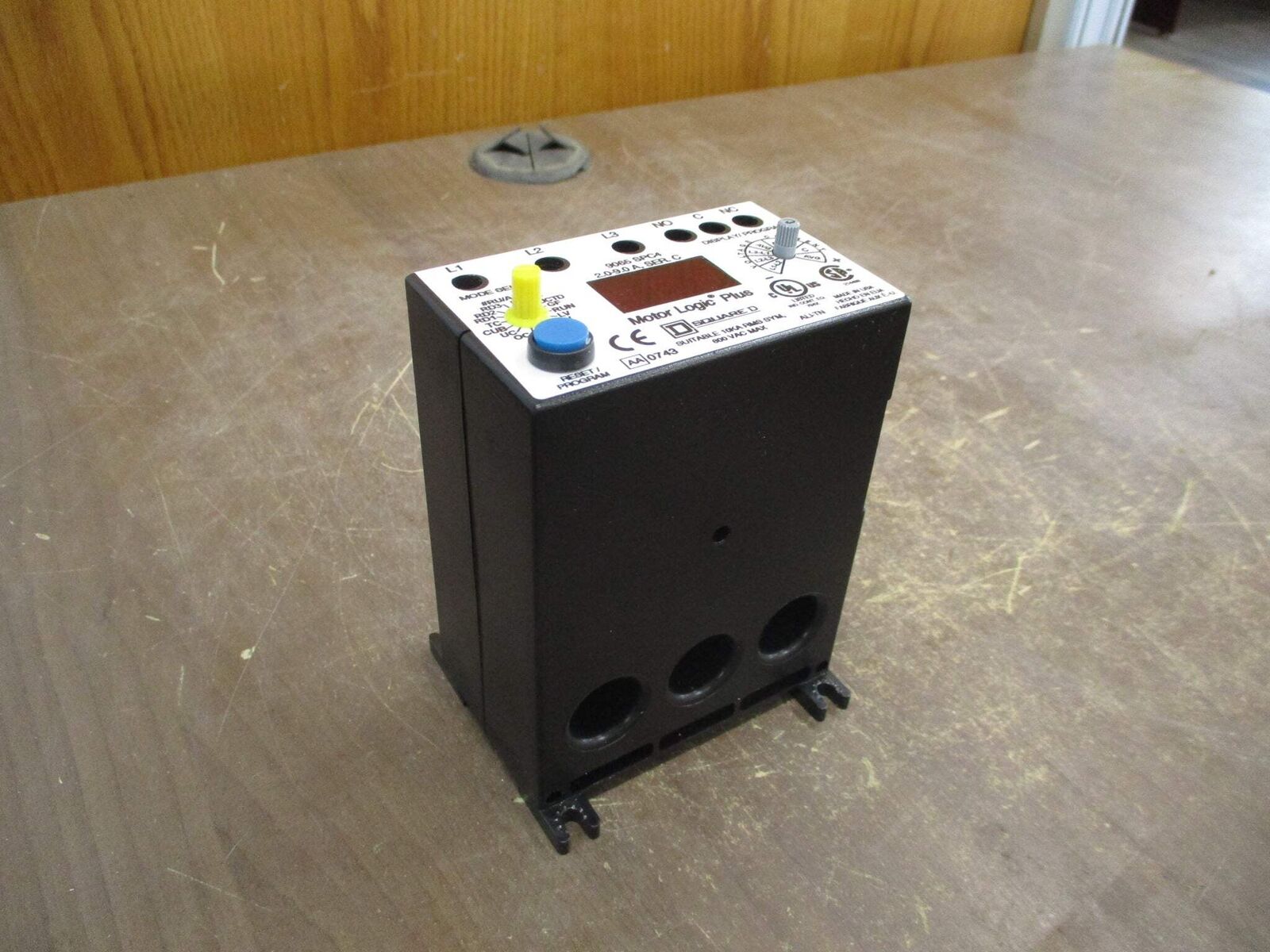 Square D Motor Logic Plus Solid State Overload 9065 SPC4 Ser. C Trip: 2.0-9.0A U