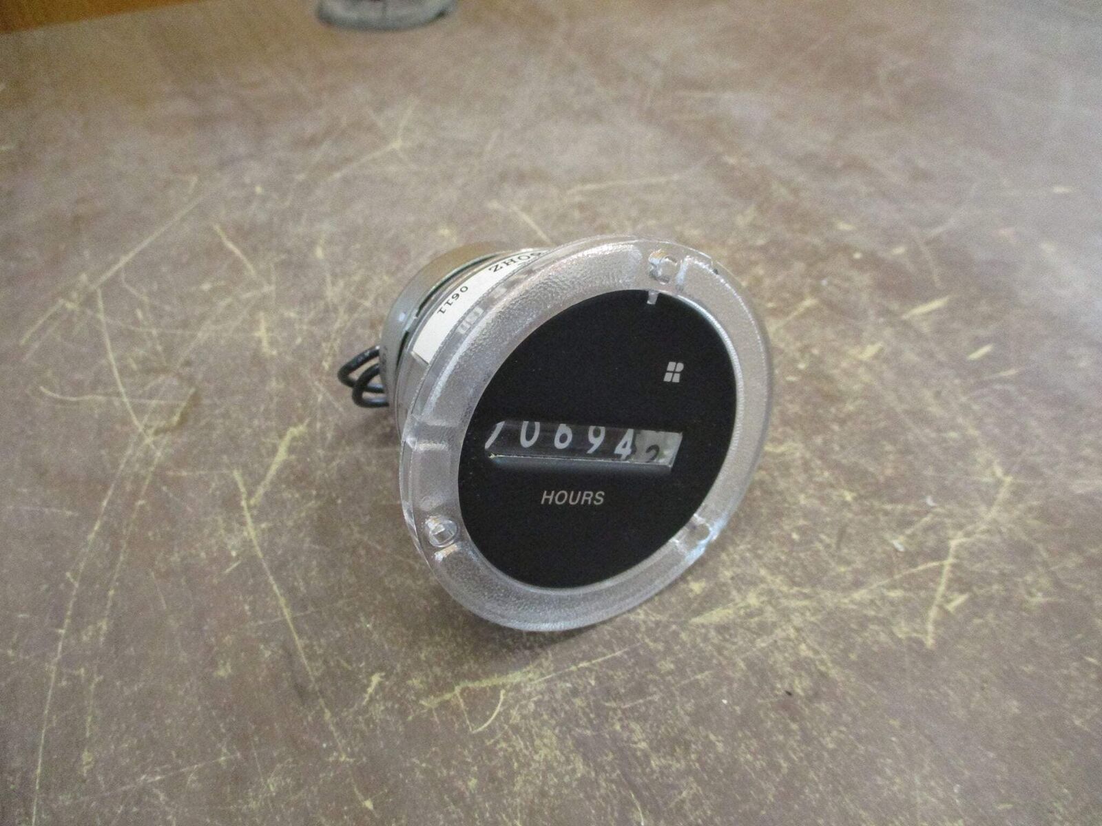 Redington Hour Meter 710-0002 115V 60Hz *No Mounting Screws* Used