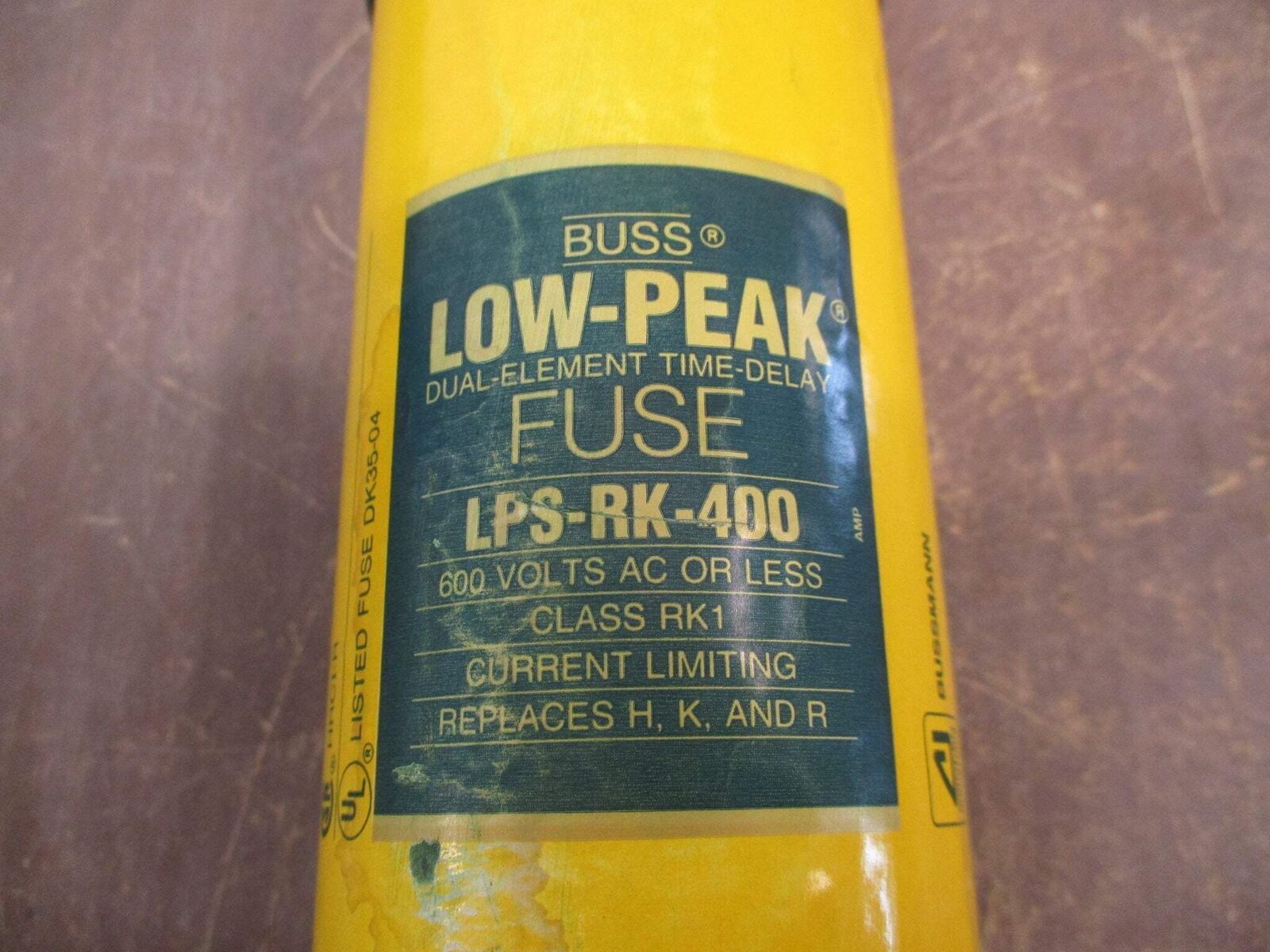 Buss Low-Peak Fuse LPS-RK-400 400A 600V Used