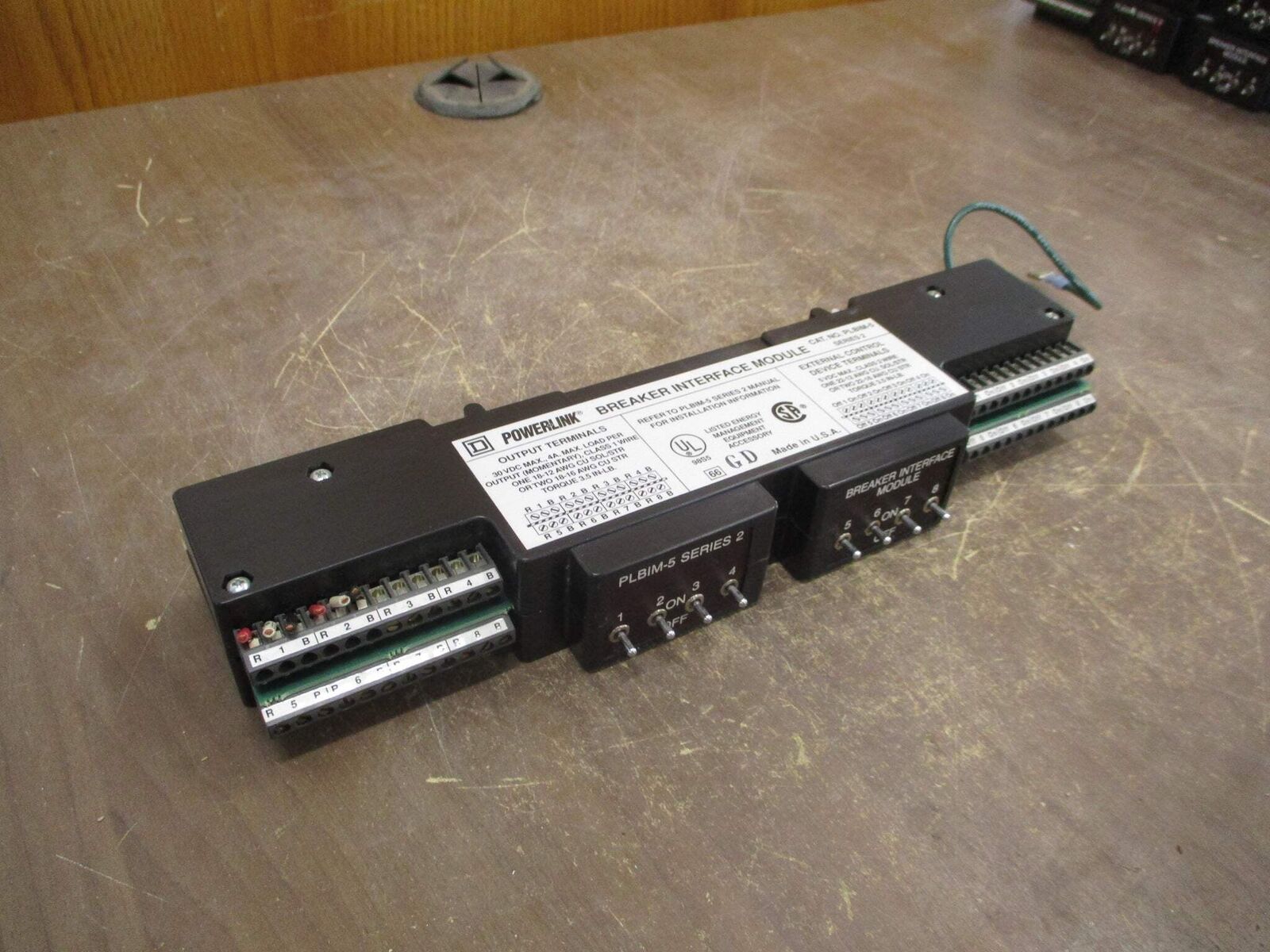 Square D Powerlink Breaker Interface Module PLBIM-5 Ser. 2 Used