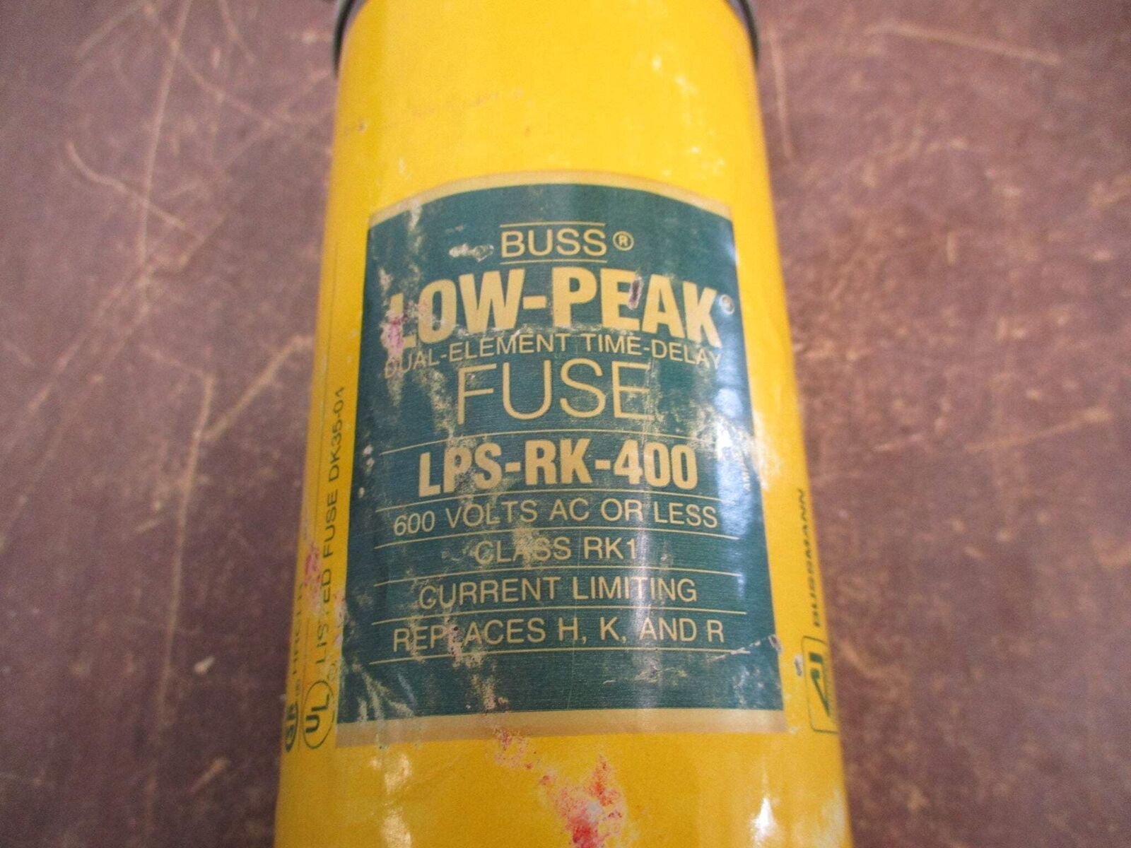 Buss Low-Peak Fuse LPS-RK-400 400A 600V Used
