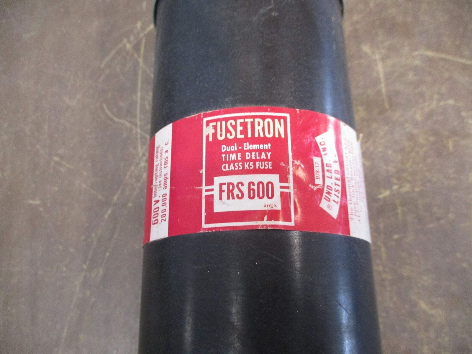 Bussmann Fusetron Fuse FRS 600 600V 600A Used