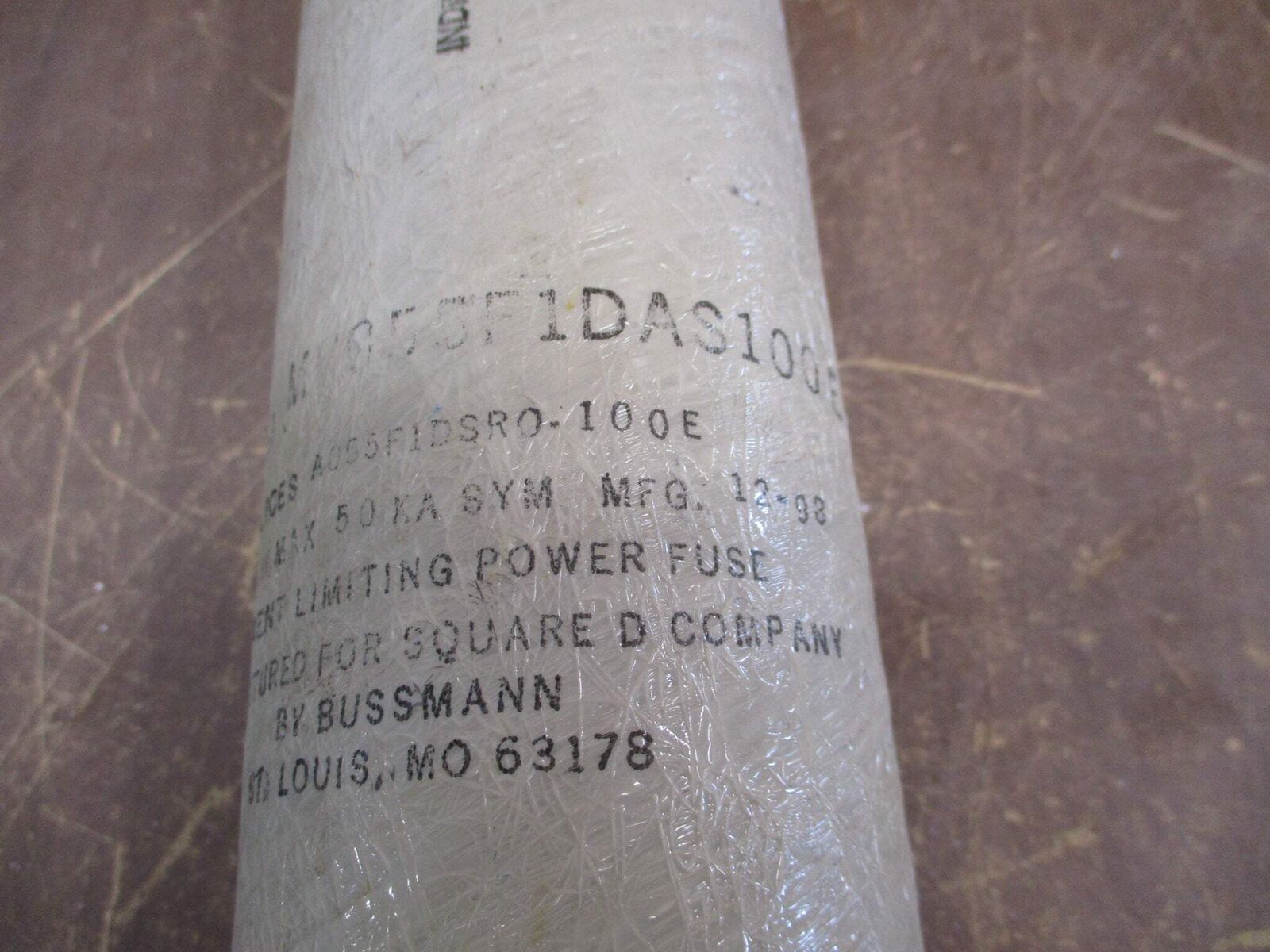 Square D Fuse MV055F1DAS100E 15.5kV 100E Used