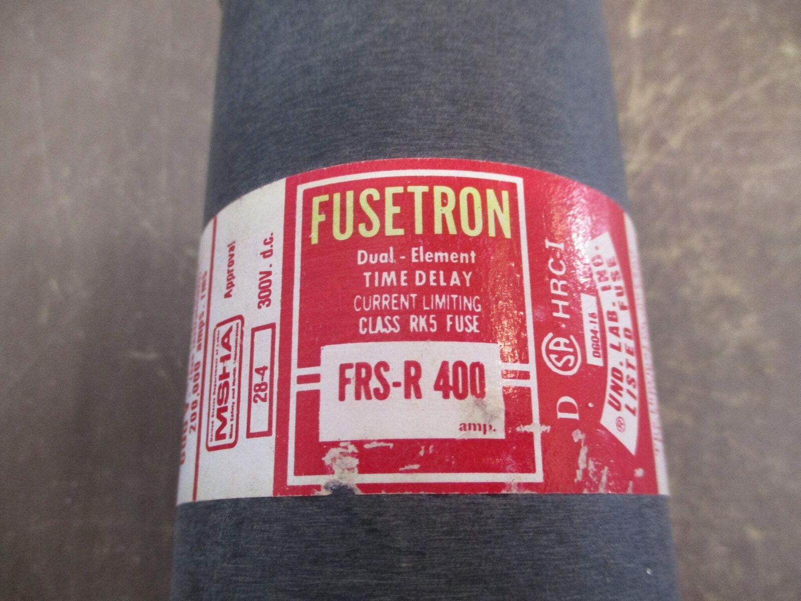 Bussmann Fusetron Fuse FRS-R 400 600V 400A Used