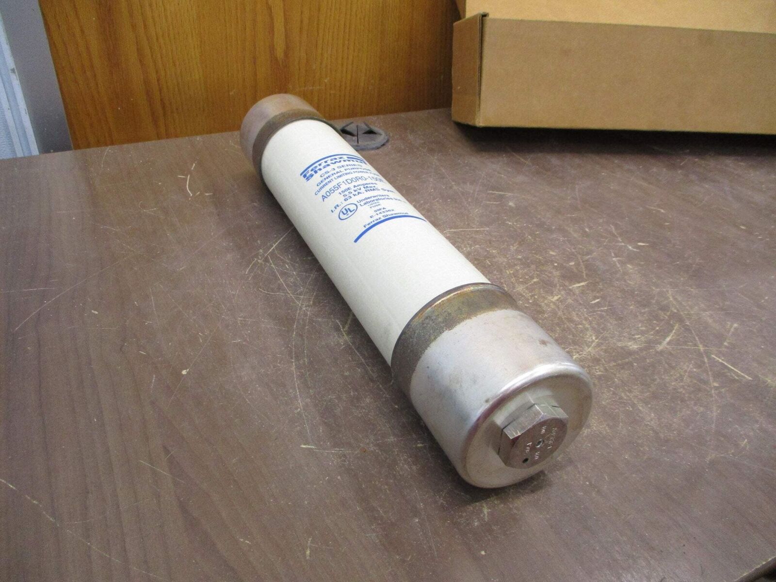 Ferraz Shawmut CS-3 Amp-Trap Fuse A055F1D0R0-150E 5.5kV 150E New Surplus
