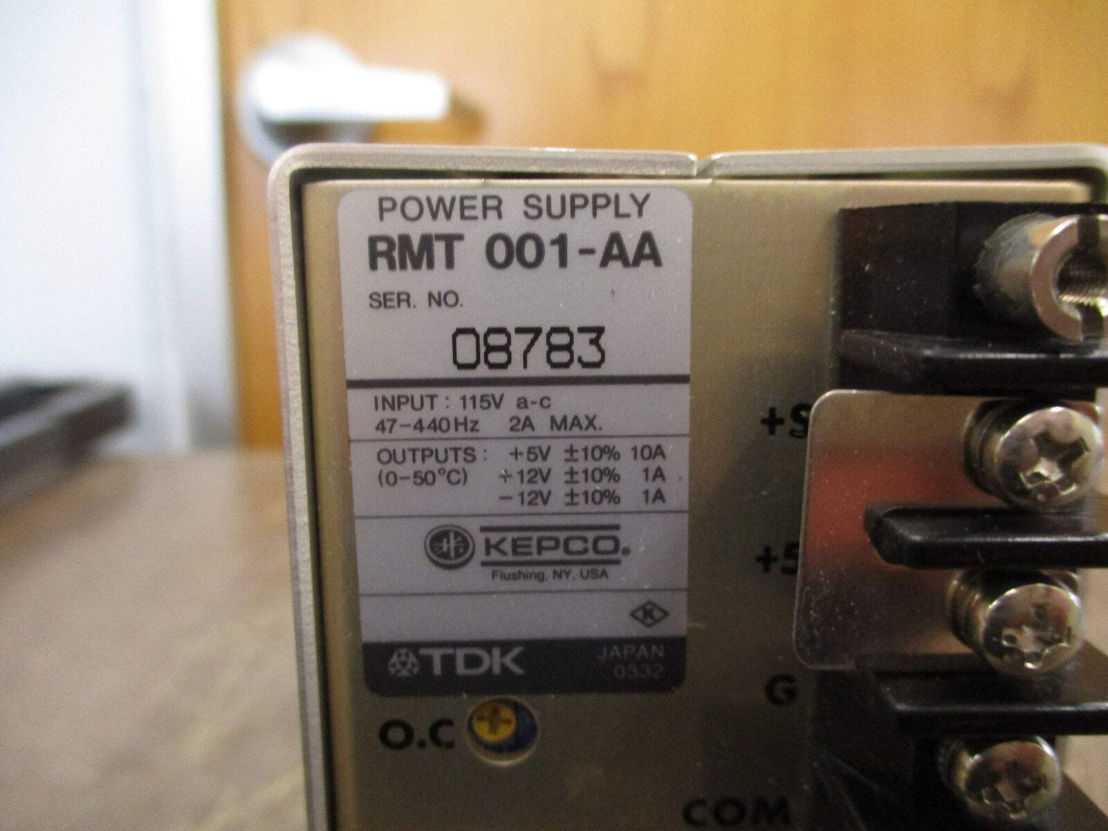Kepco Power Supply RMT 001-AA Input: 115VAC 2A 47-440Hz *No Box* New Surplus