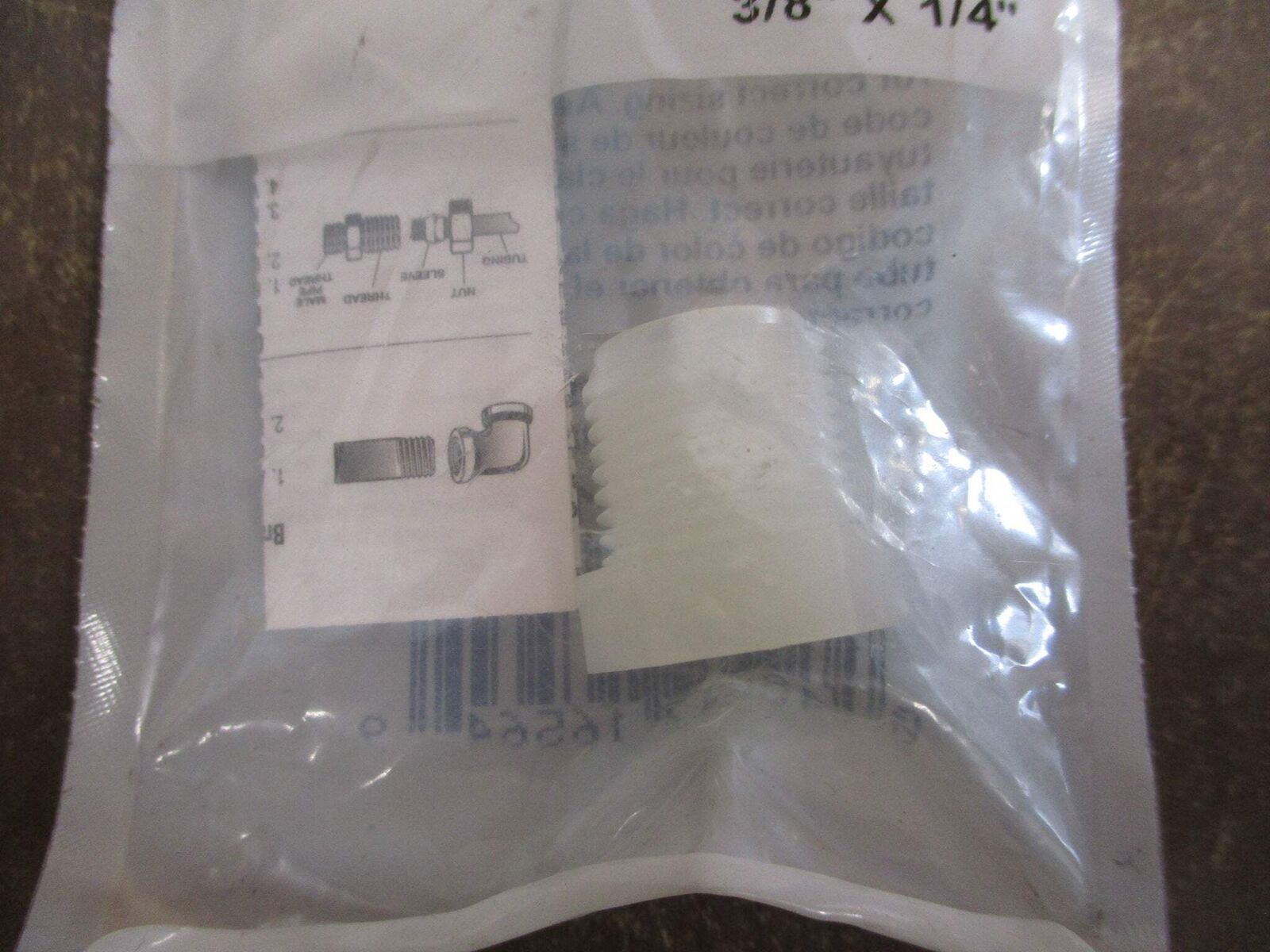 Watts Nylon MIP to FIP Bushing PL-1106 3/8" to 1/4" New Surplus