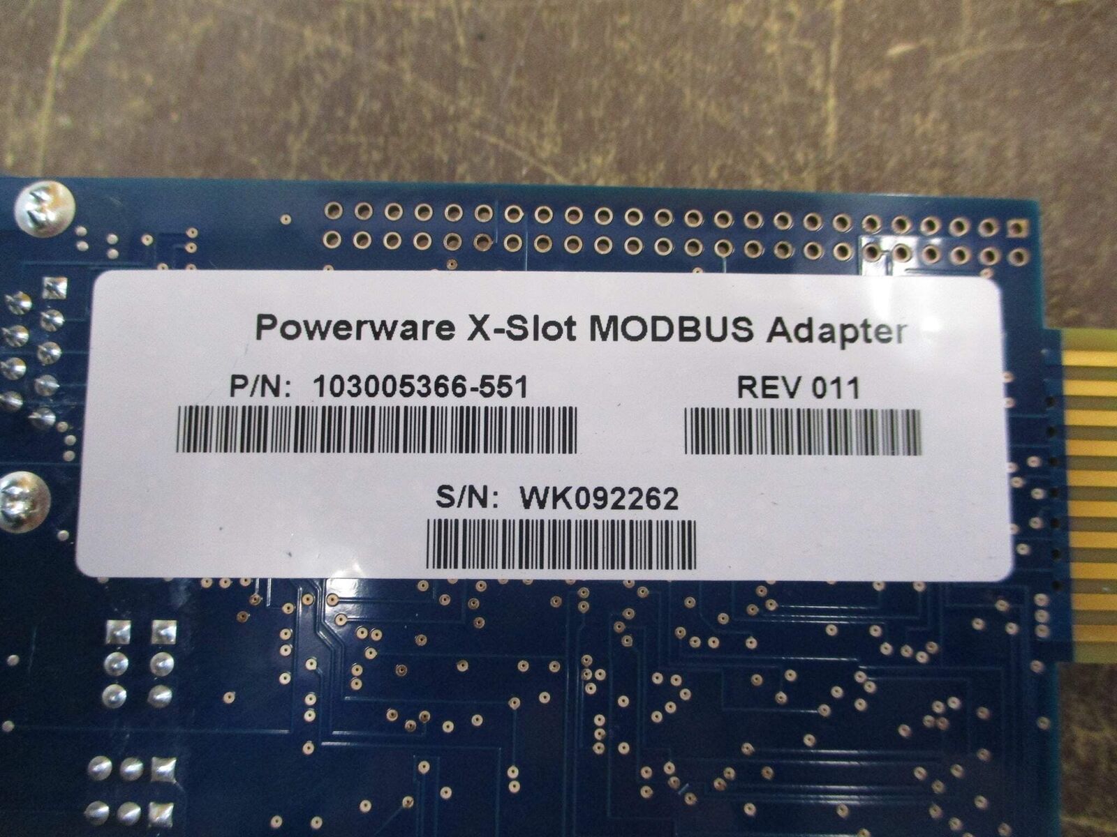 Eaton Powerware X-Slot MODBUS Adapter 103005366-551 Rev. 011 Used