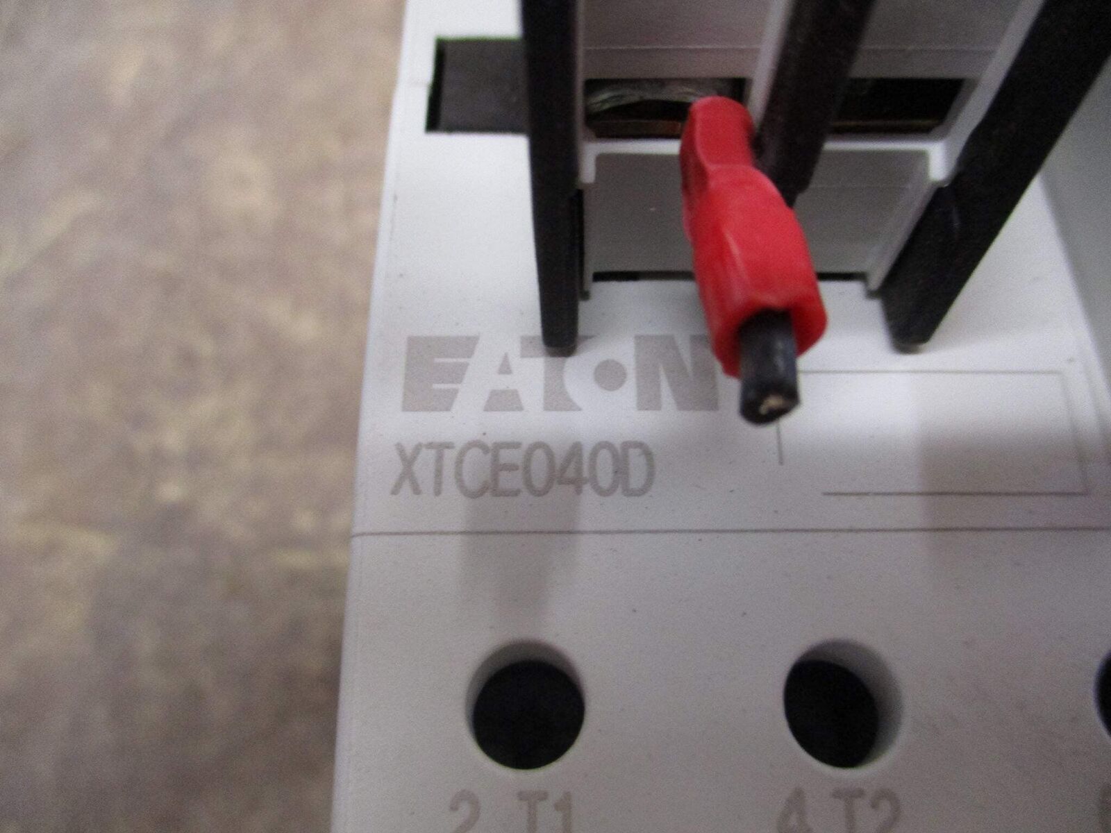 Eaton Contactor XTCE040D 120V Coil 55A 600V w/ Aux Contact Block Used