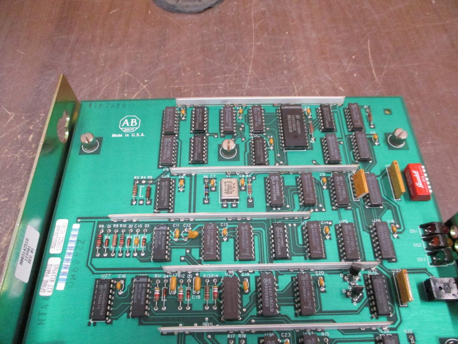 Allen-Bradley Reverse Motion Detector Assembly 119822 Rev. 01 Used