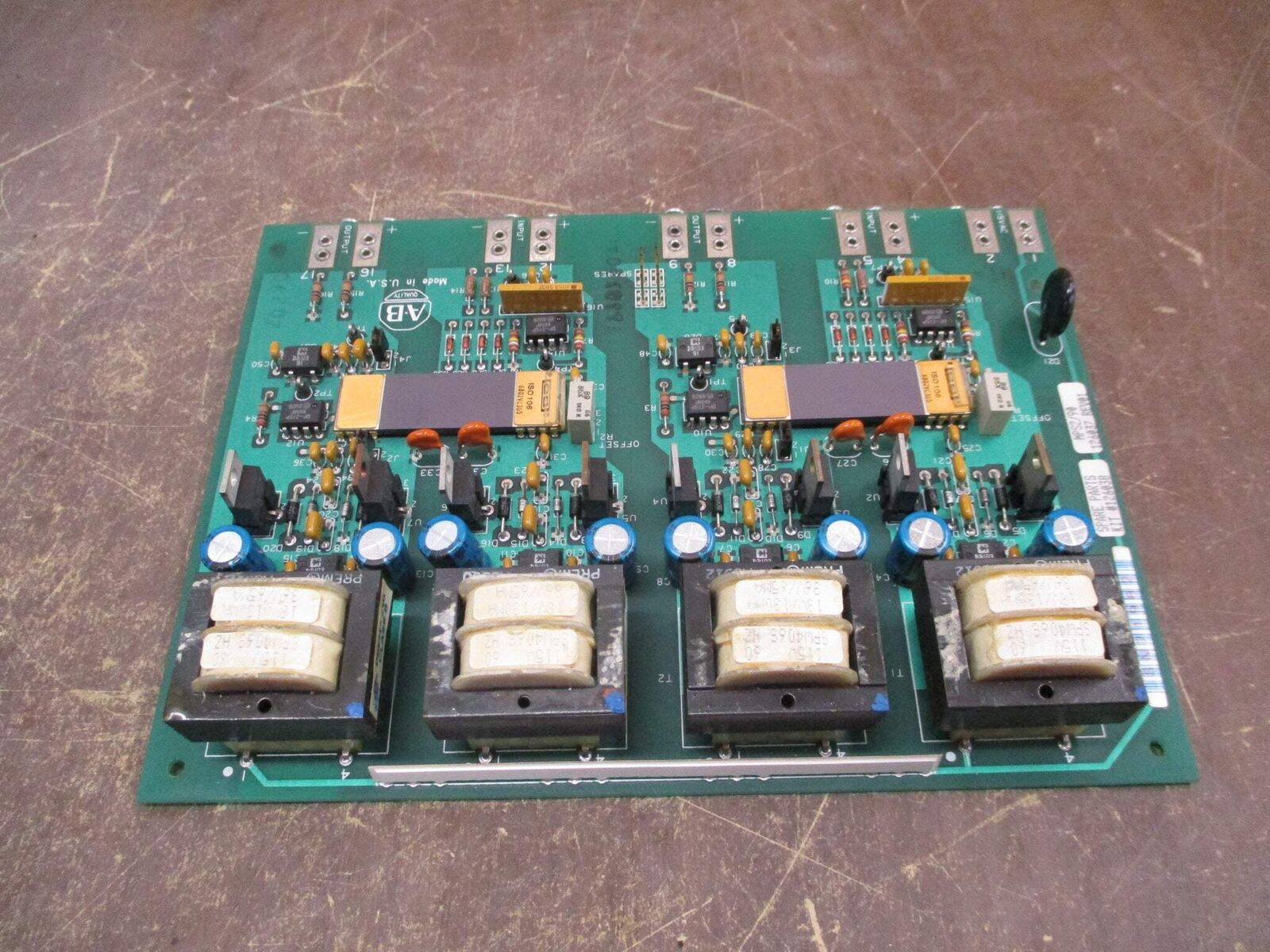Allen-Bradley MPS2/90 Control Board 126037 Rev. 01 Used