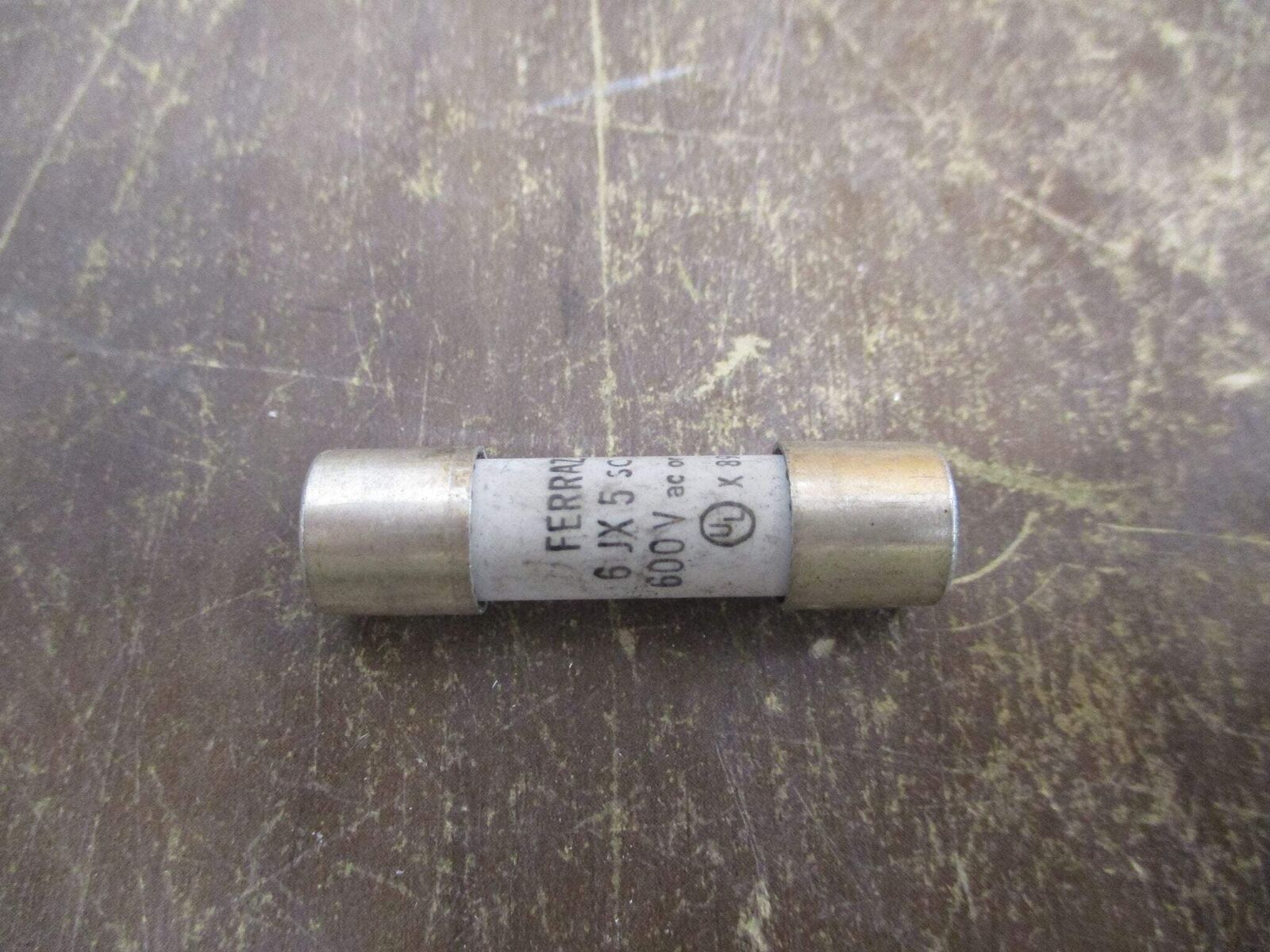 Ferraz Fuse 6JX5SC 5A 600V 100kA *Lot of 5* Used