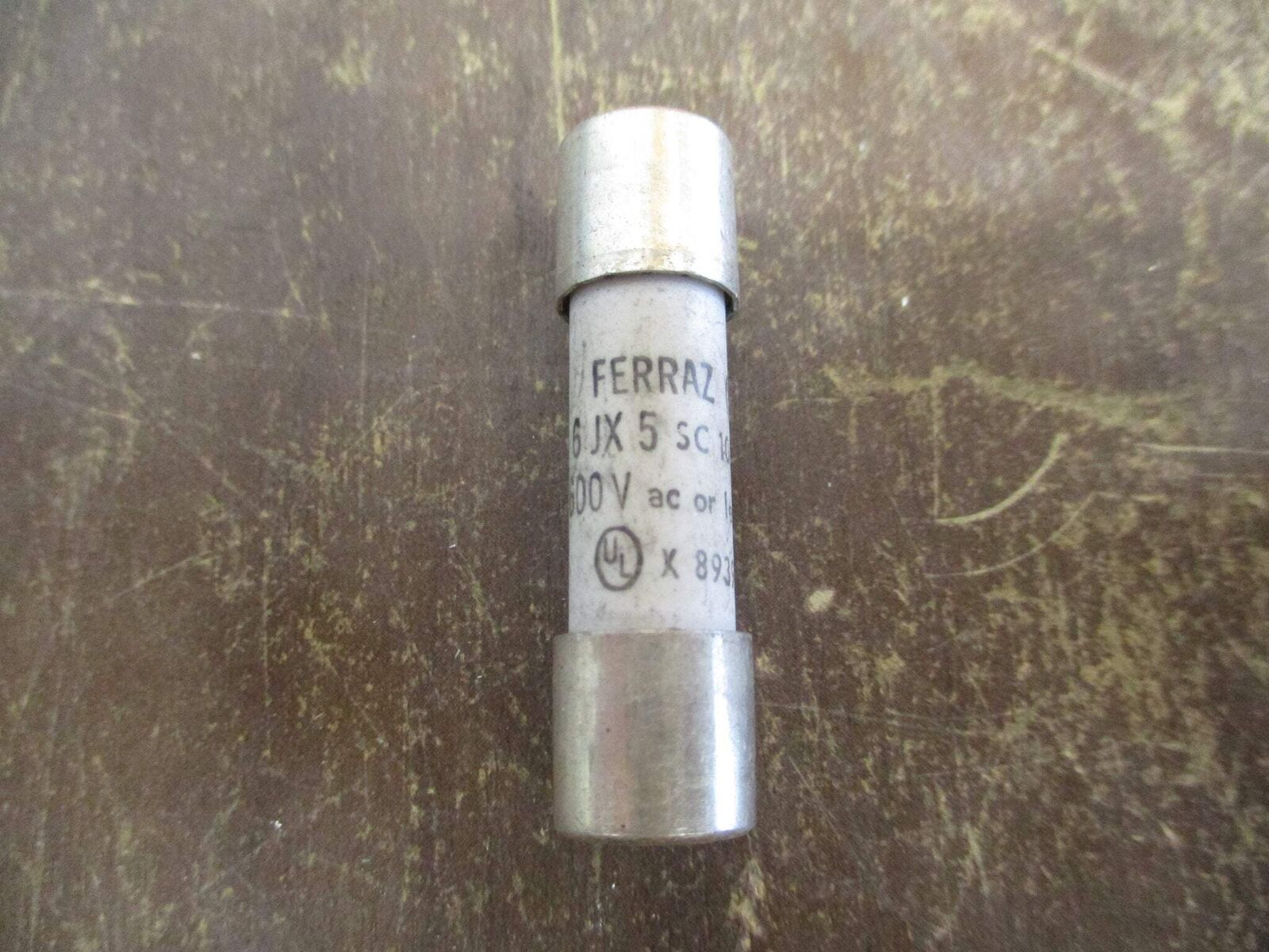 Ferraz Fuse 6JX5SC 5A 600V 100kA *Lot of 5* Used