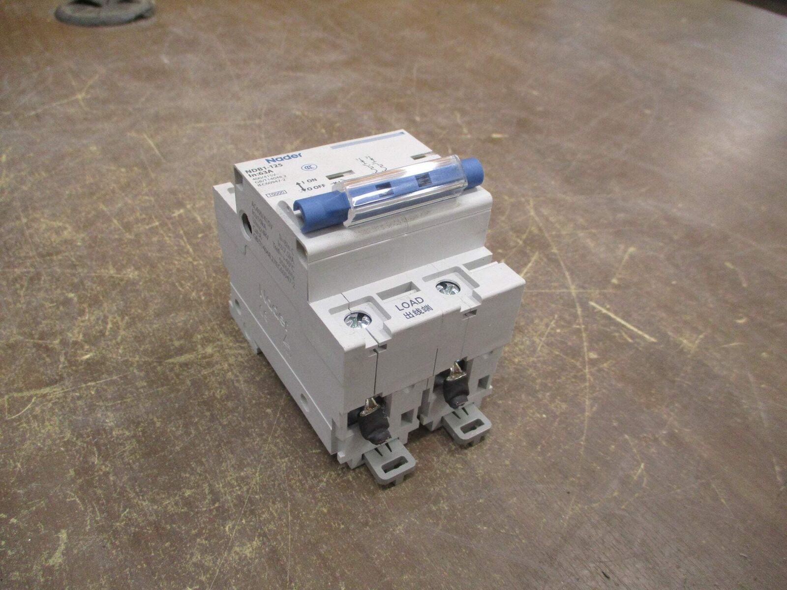 Nadar Circuit Breaker NDB1-125 63A 400/415V 2P Used