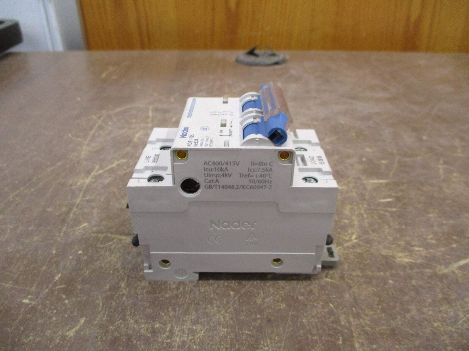 Nadar Circuit Breaker NDB1-125 63A 400/415V 2P Used