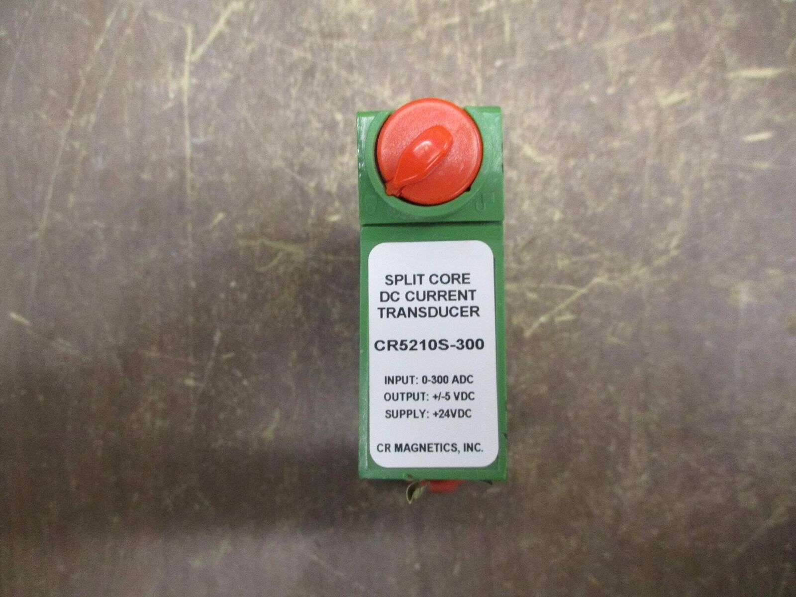 CR Magnetics Split Core DC Current Transducer CR5210S-300 Input: 0-300 ADC Used