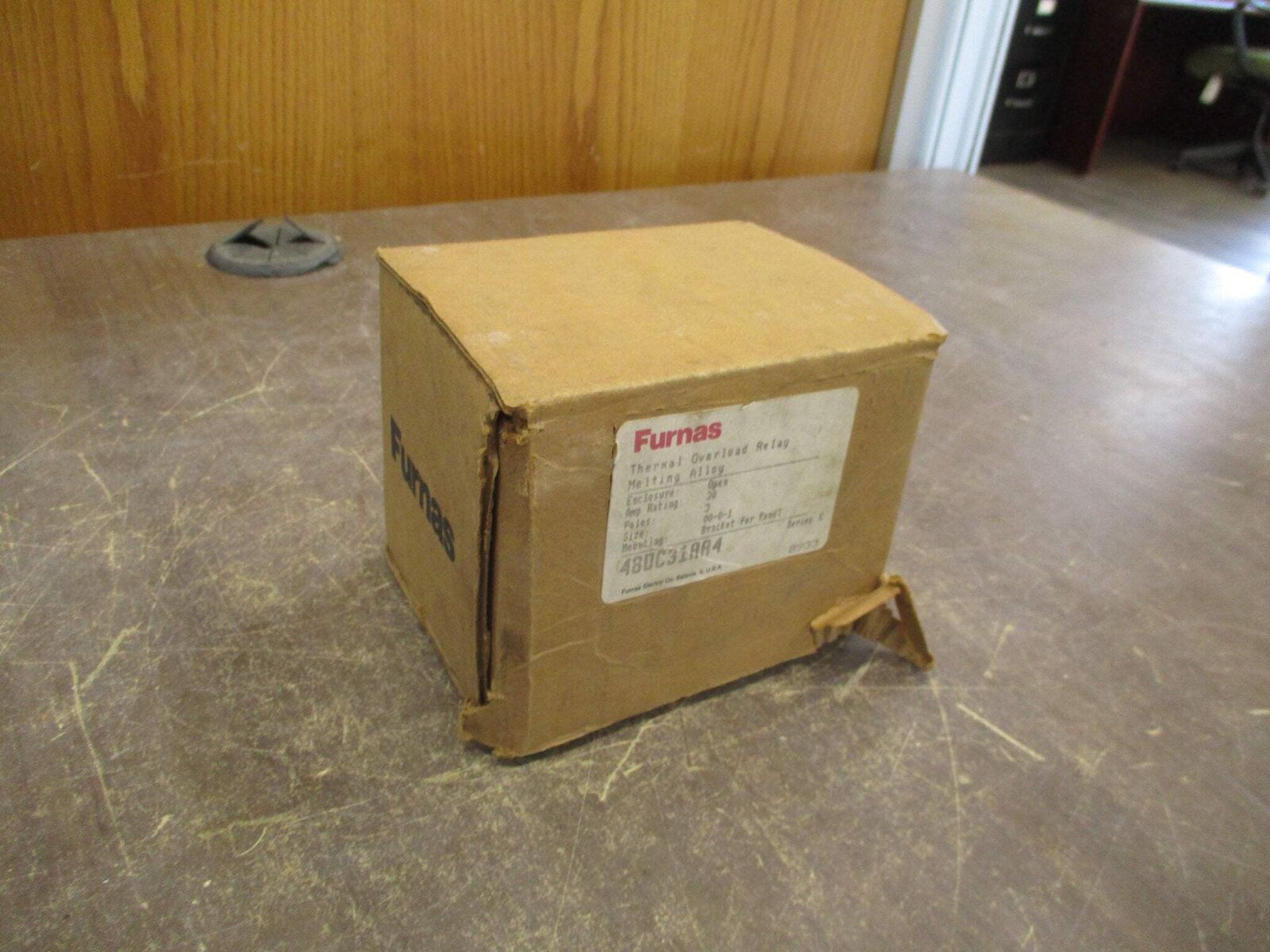 Furnas Overload Relay 48DC31AA4 Ser. C 30A 3P New Surplus