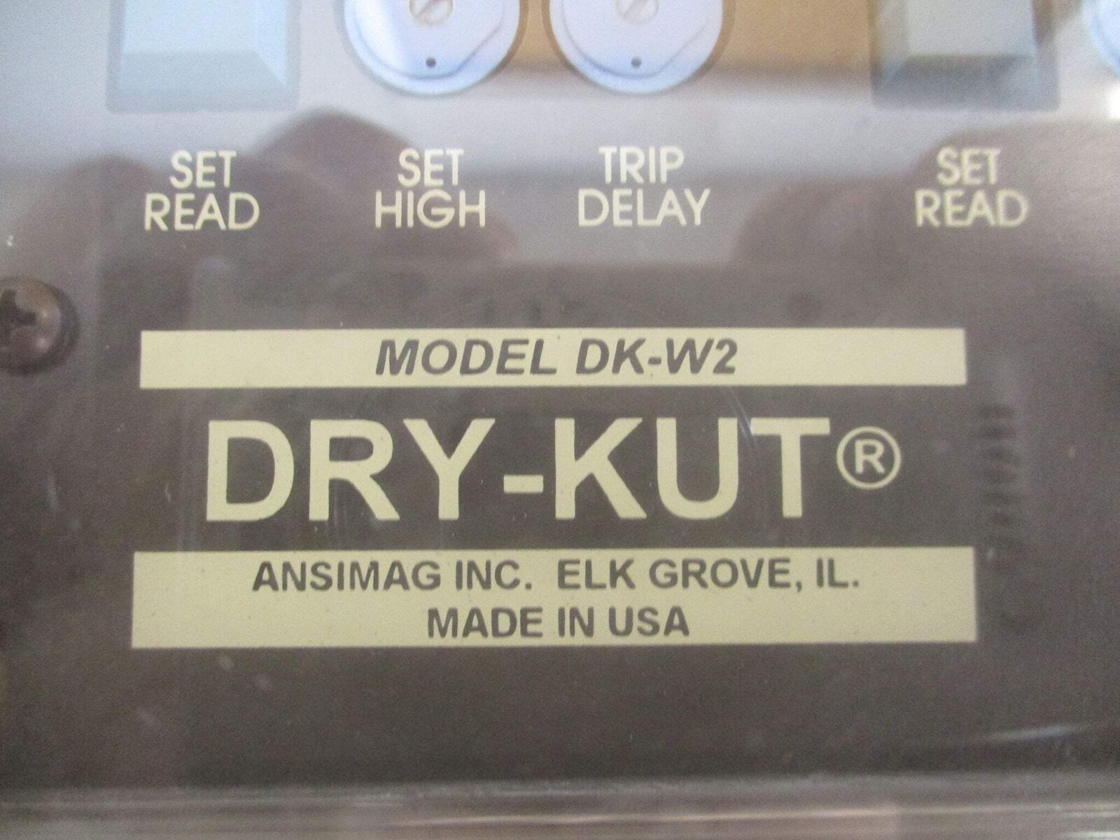 Ansimag Dry-Kut Liquid Level Control DK-W2 Used