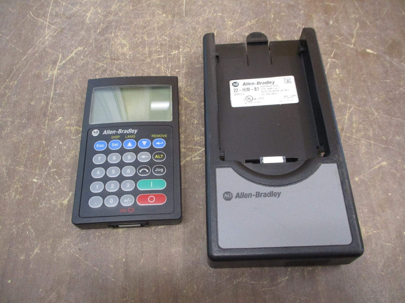 Allen-Bradley Keypad 22-HIM-A3 Ser. A F/W: V2.004 5VDC 170mA w/ External Mount