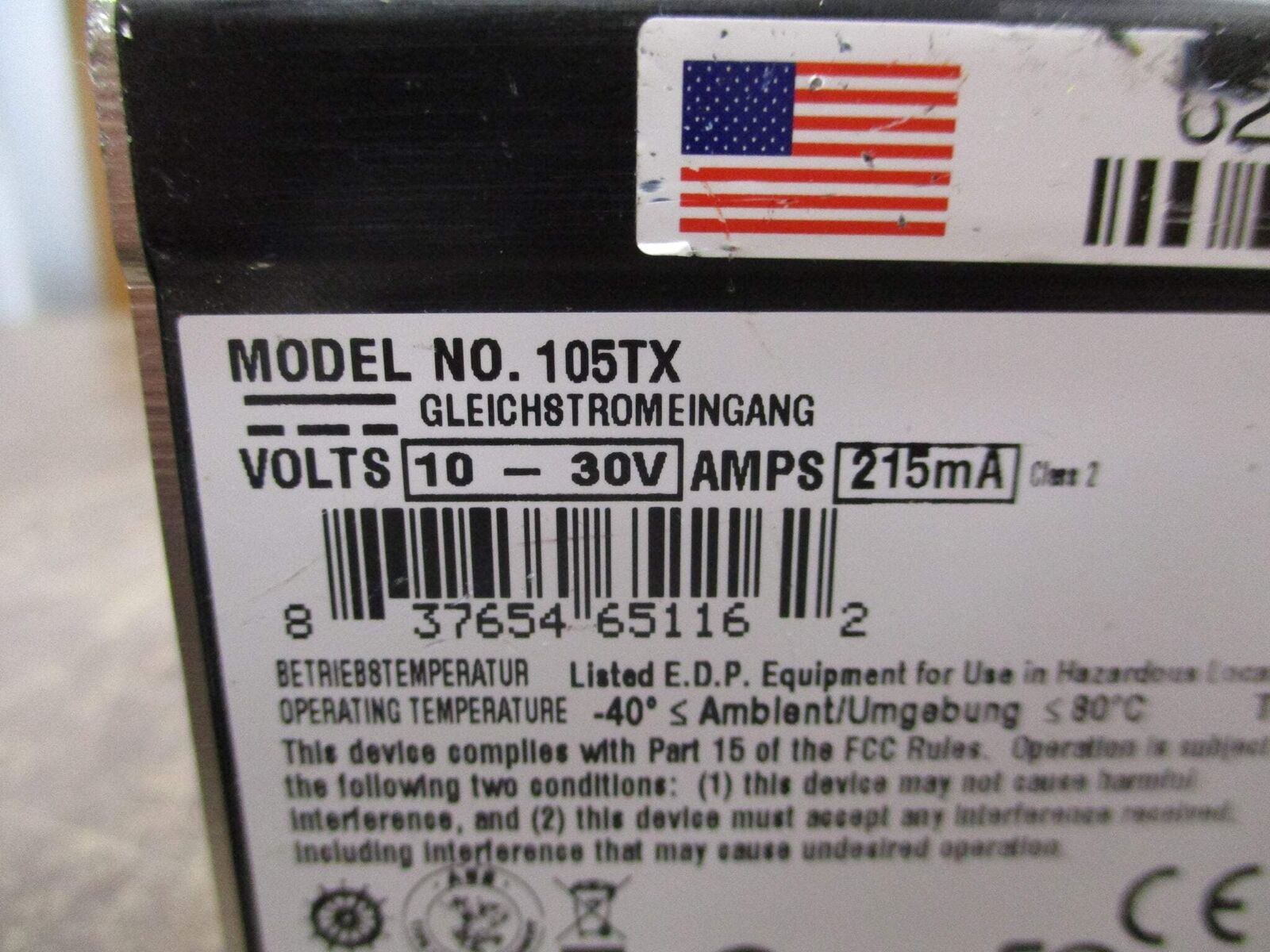 N-Tron Ethernet Switch 105TX 10-30V 215mA Used