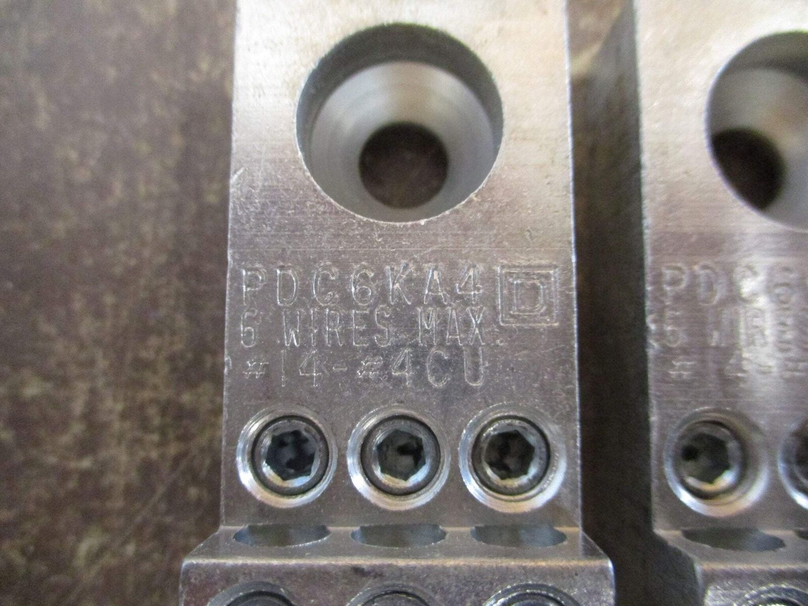 Square D Mechanical Lug PDC6KA4 *Set of 3* Used
