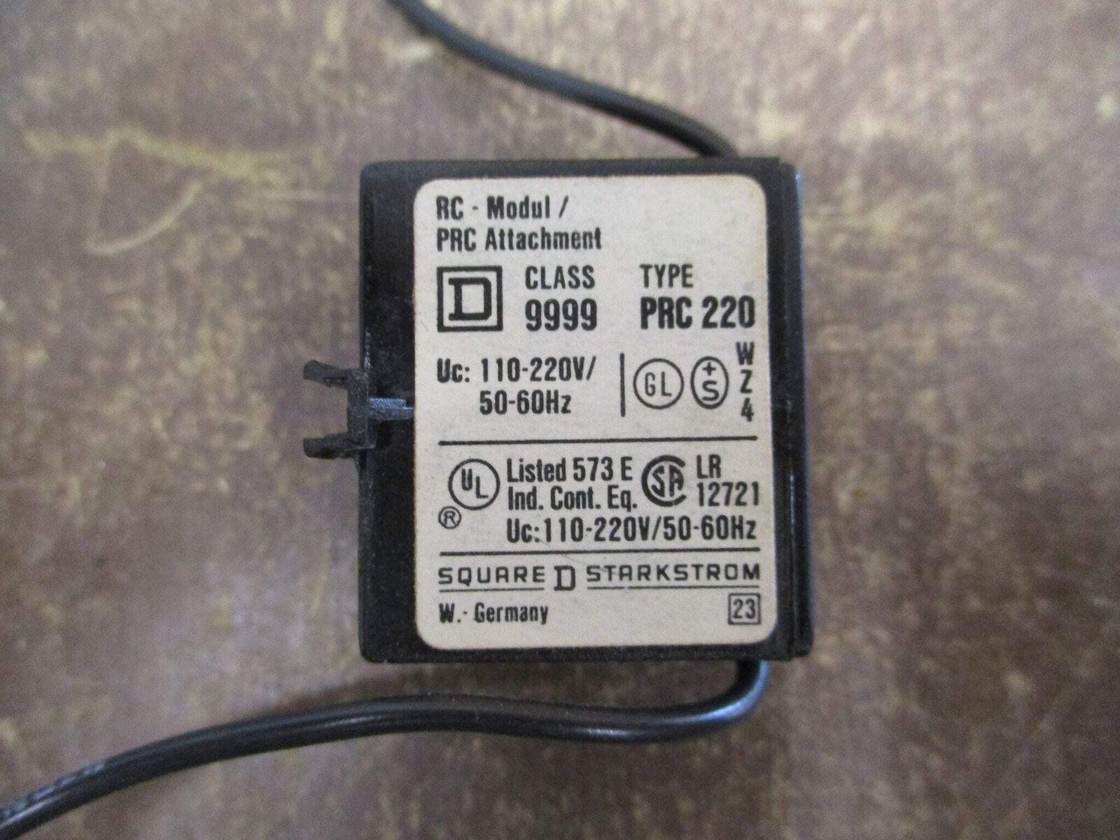 Square D Suppressor Module 9999 PRC 220 110-120V 50-60Hz Used