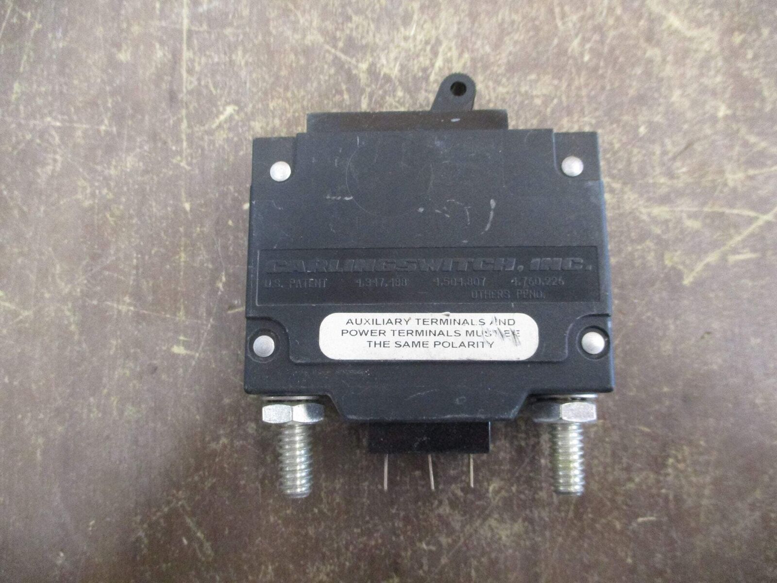 Carlingswitch DC Circuit Breaker CA1-B2-12-680-321-MG 80A 80VDC 1P Used