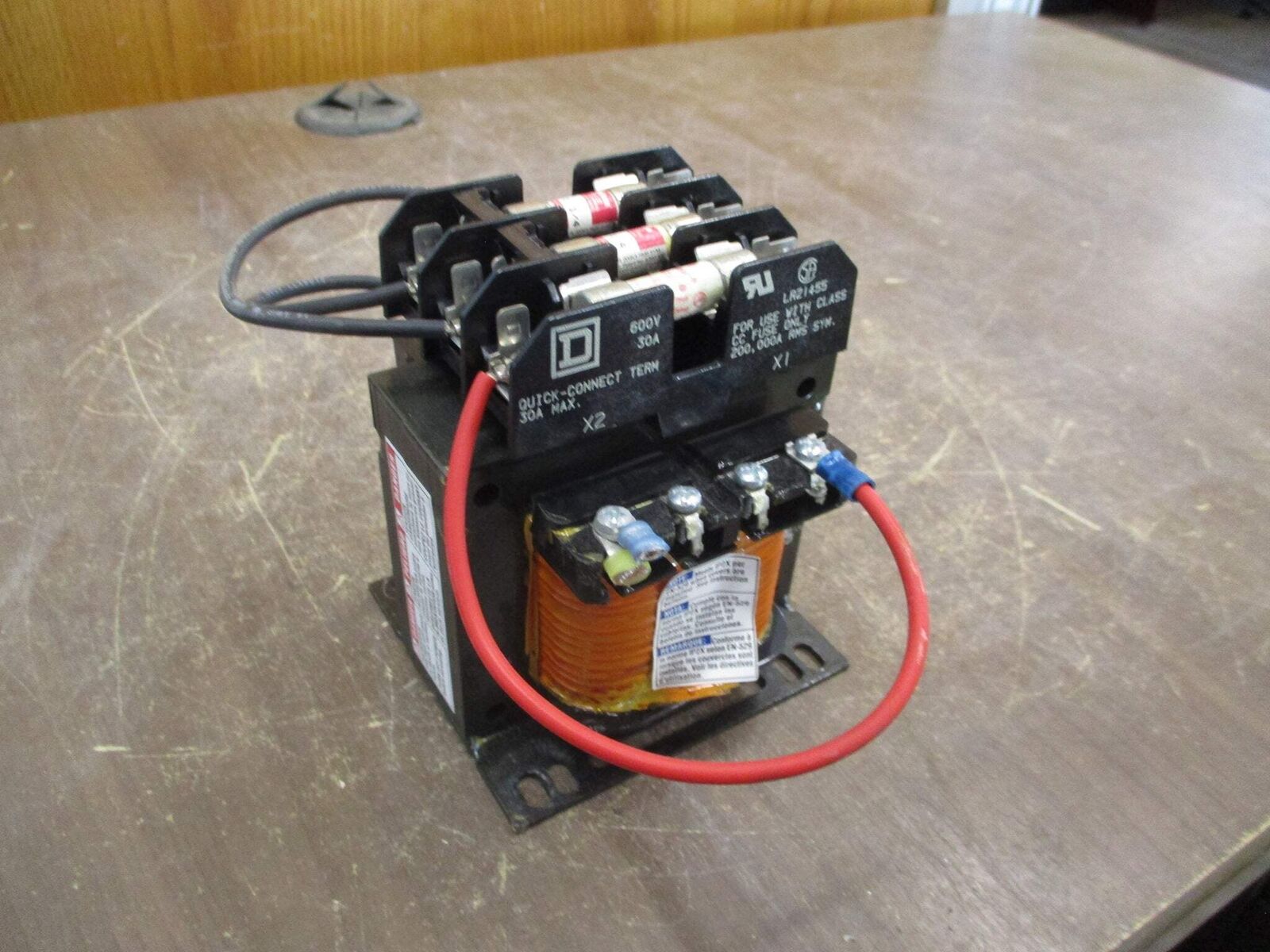Square D Transformer 9070TF150D1 0.15KVA Pri: 240/480V Sec: 120V 50/60Hz Used