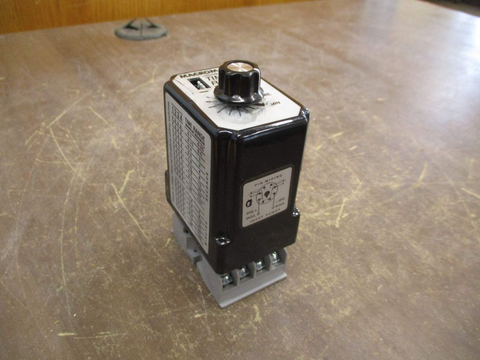 Macromatic Time Ranger Timer SS 60222 120VAC 10A w/ Base Used