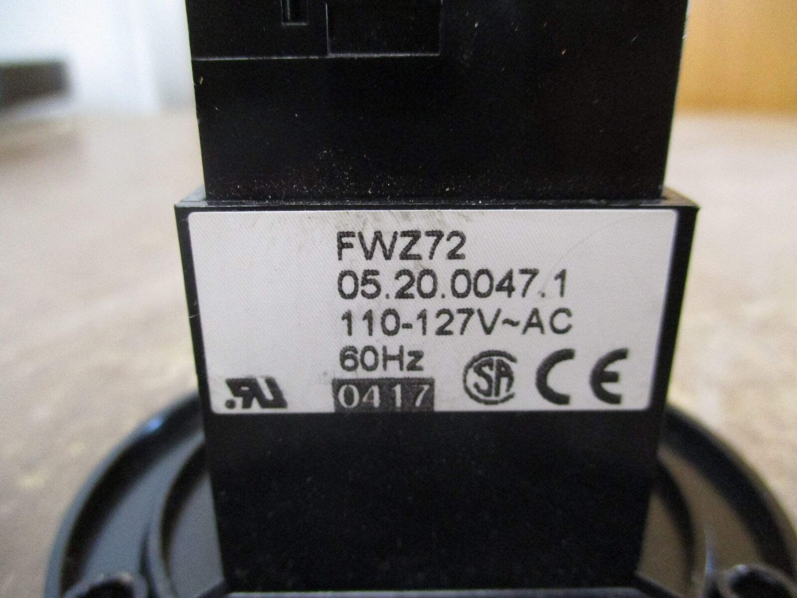 Grasslin Panel Hour Meter FWZ72 110-127VAC 60Hz Used