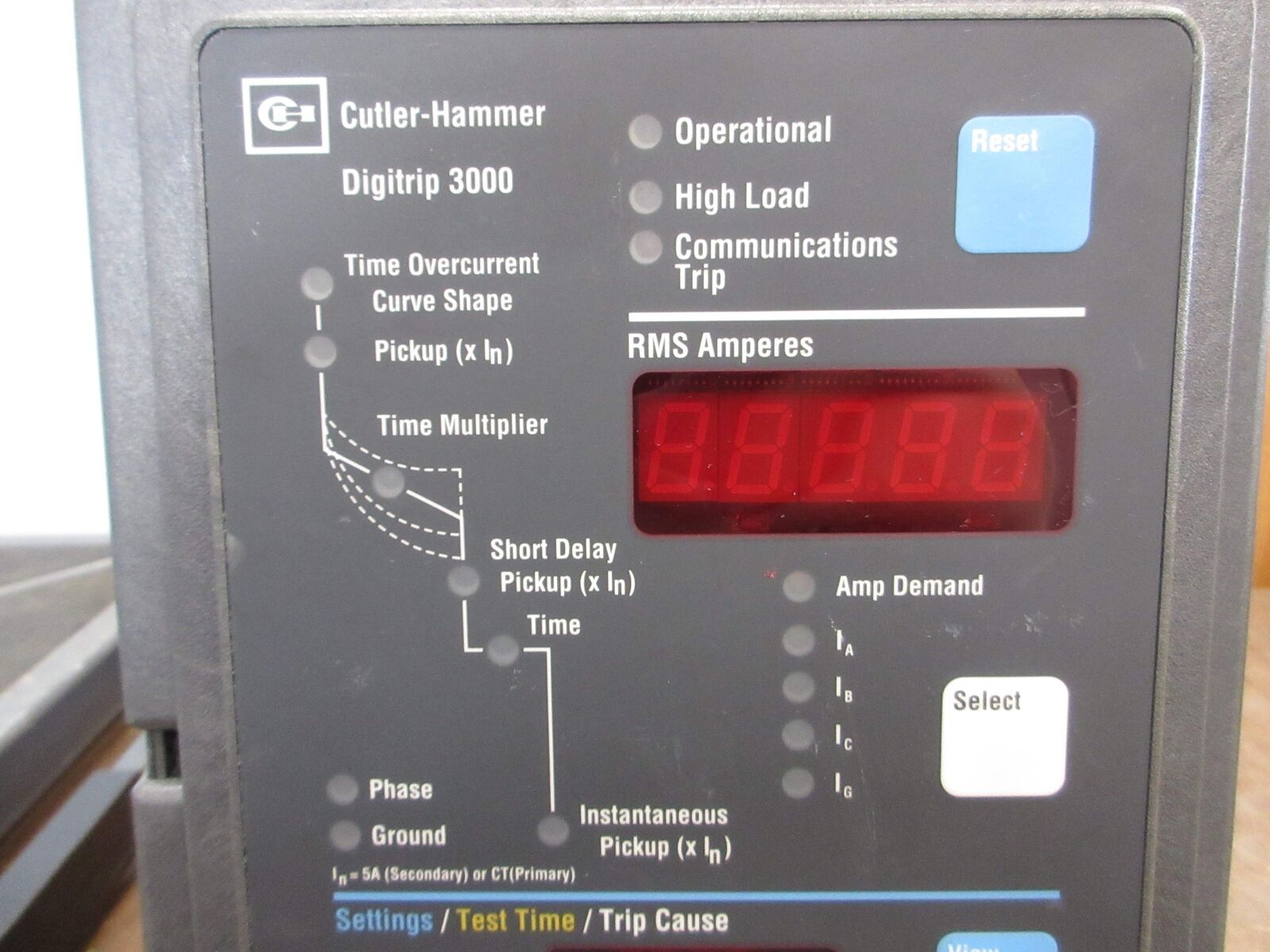 Cutler-Hammer Digitrip 3000 66D2005G21 Used