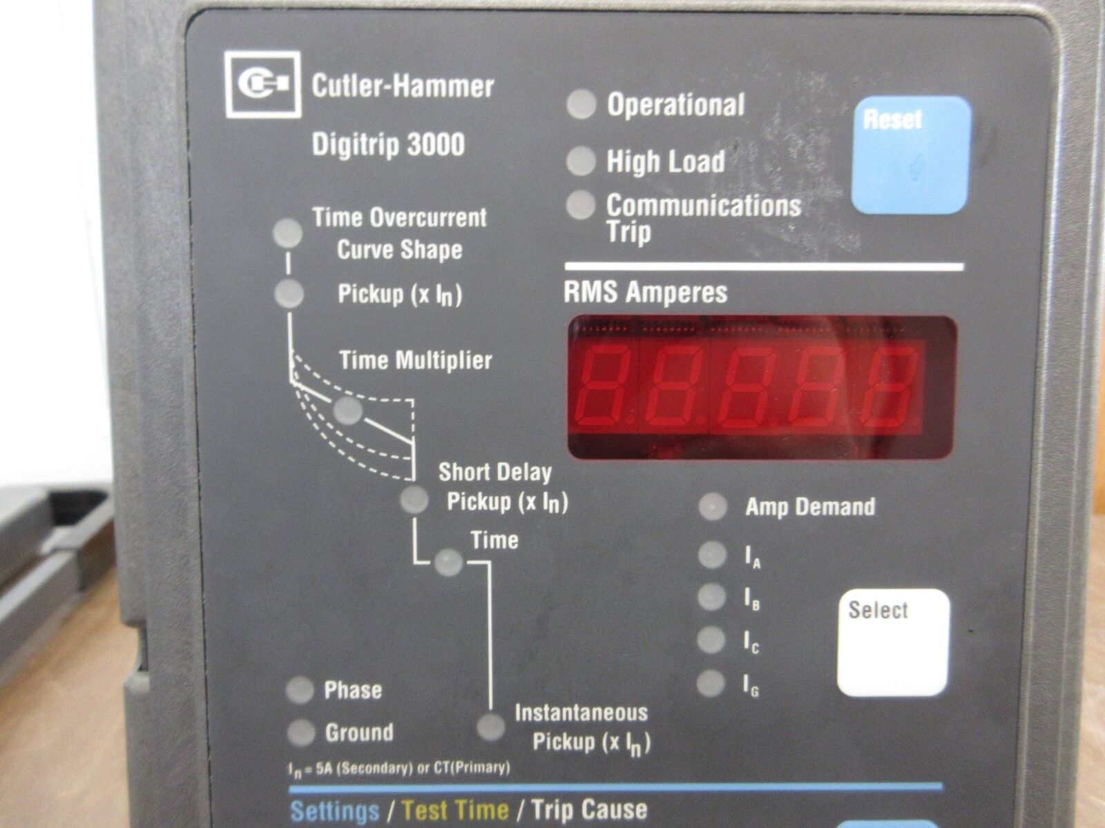 Cutler-Hammer Digitrip 3000 66D2005G21 *Broken Terminal* Used
