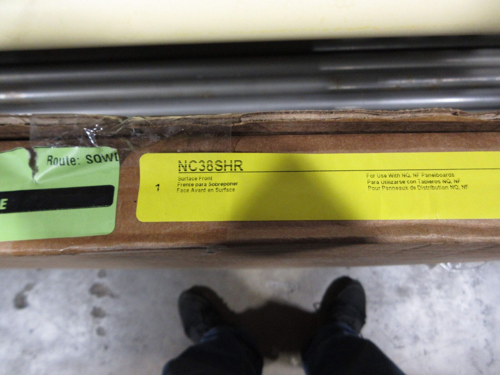 Square D Breaker Panel Box & Cover MH38BE / NC38SHR New Surplus